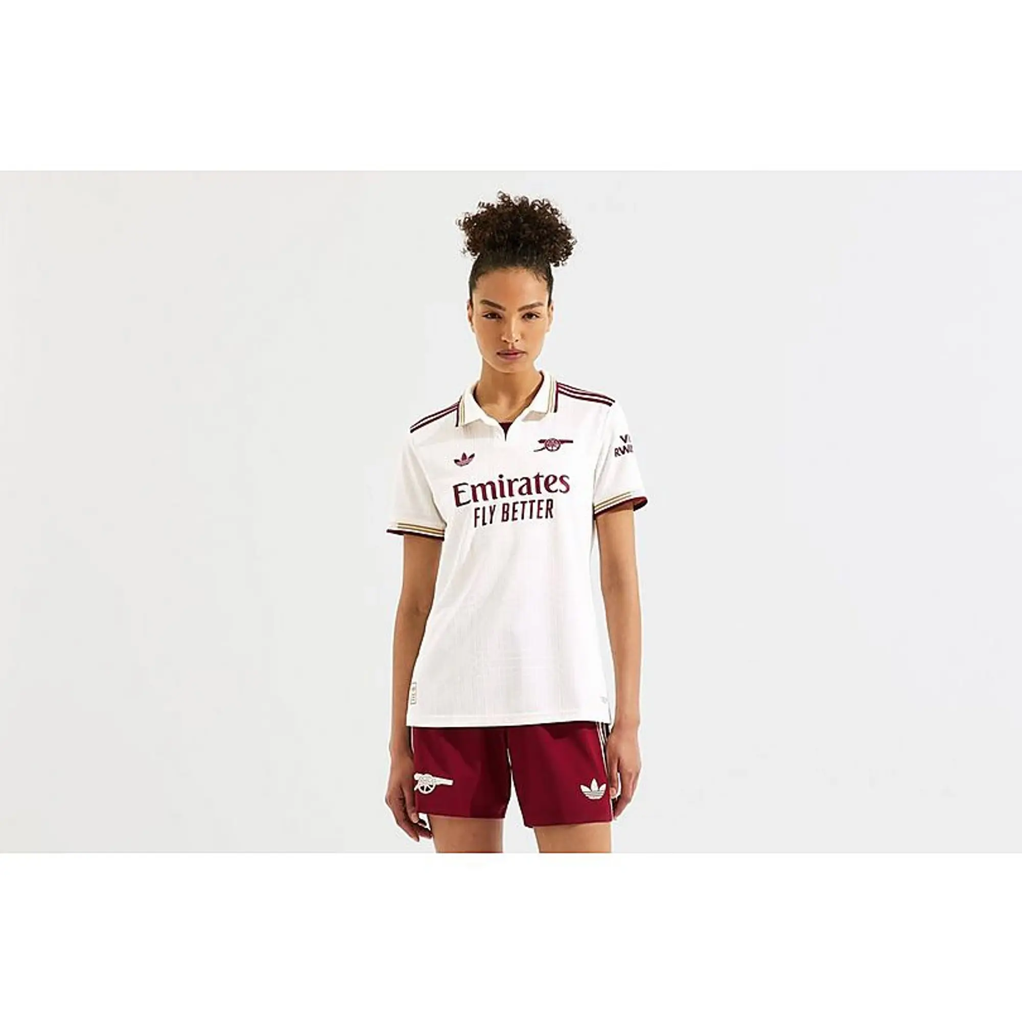 Arsenal adidas Womens 25/26 Authentic Third Shirt, White