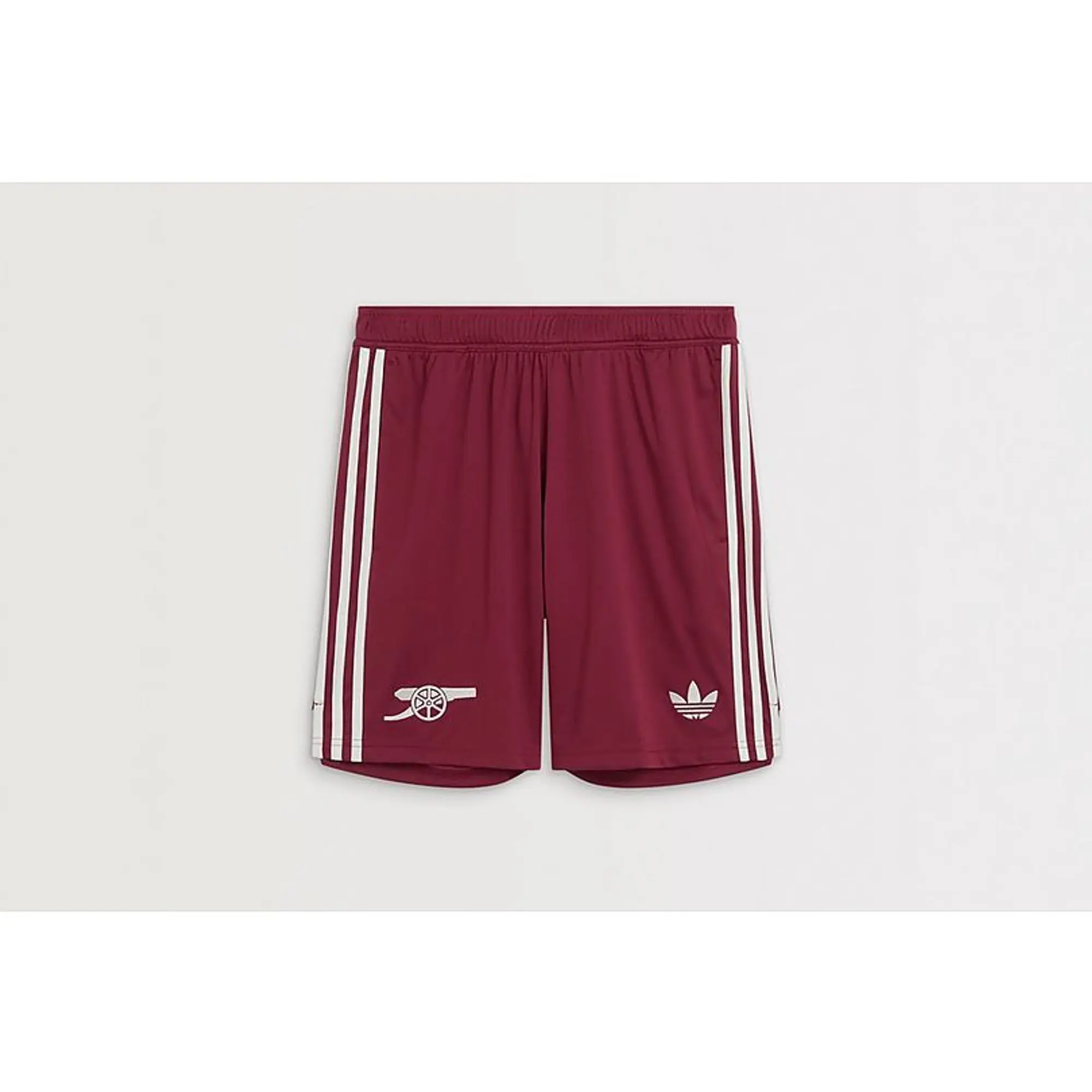 Arsenal adidas 25/26 Third Shorts, Burgundy