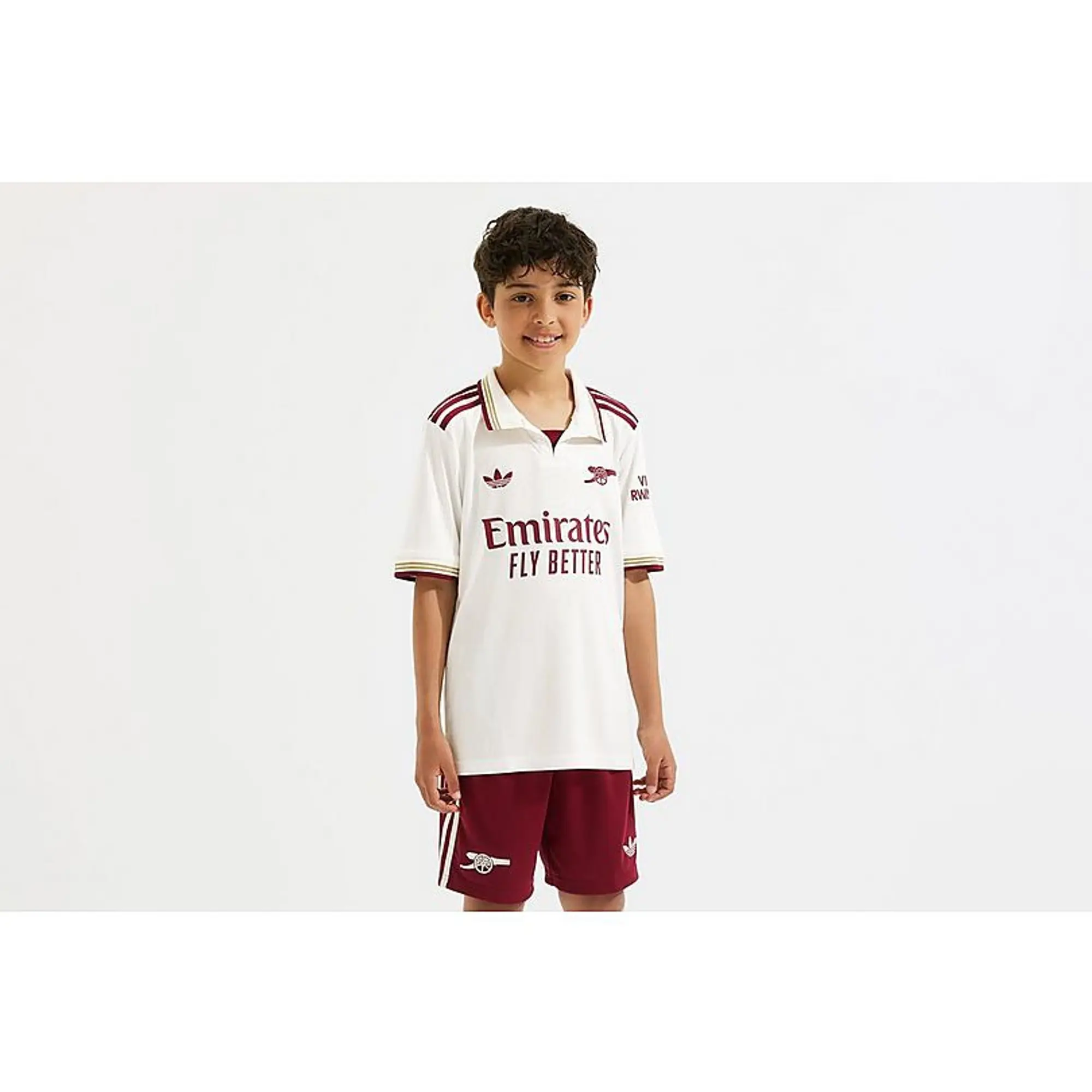 Arsenal adidas Kids 25/26 Third Shirt, White