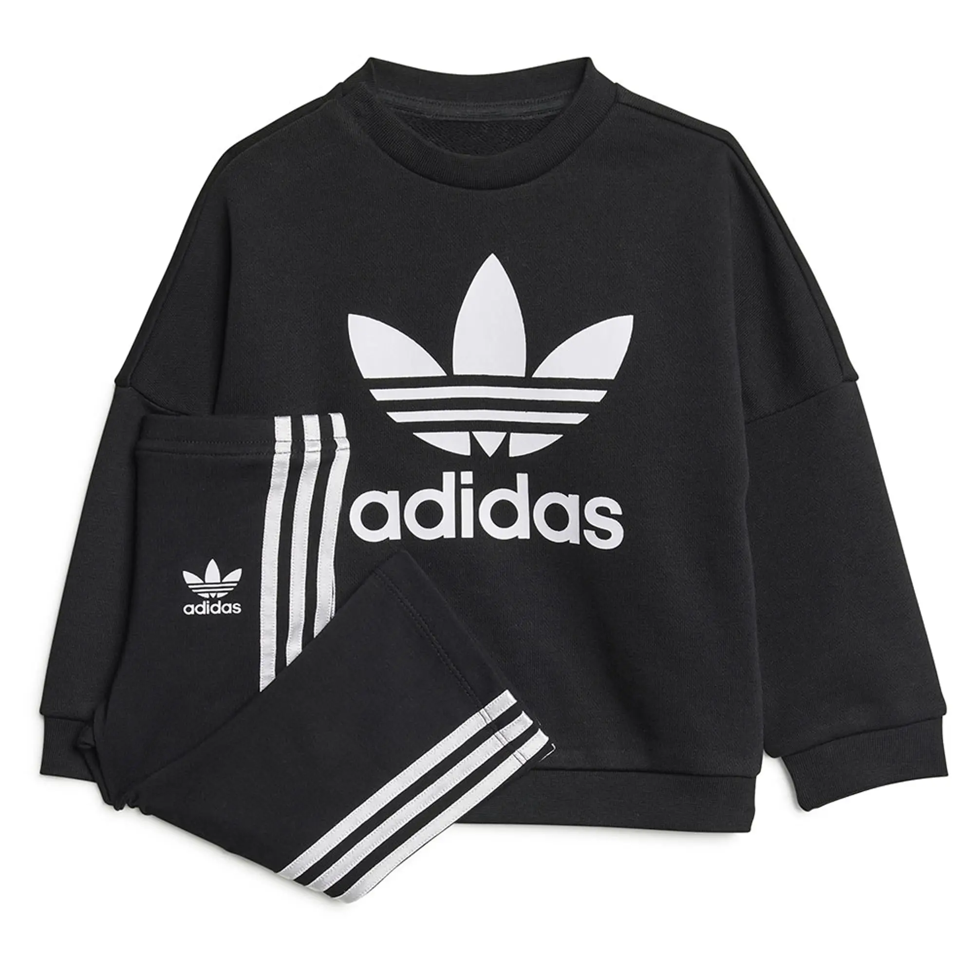 Adidas Originals Loose Crew Flared Leggings Set