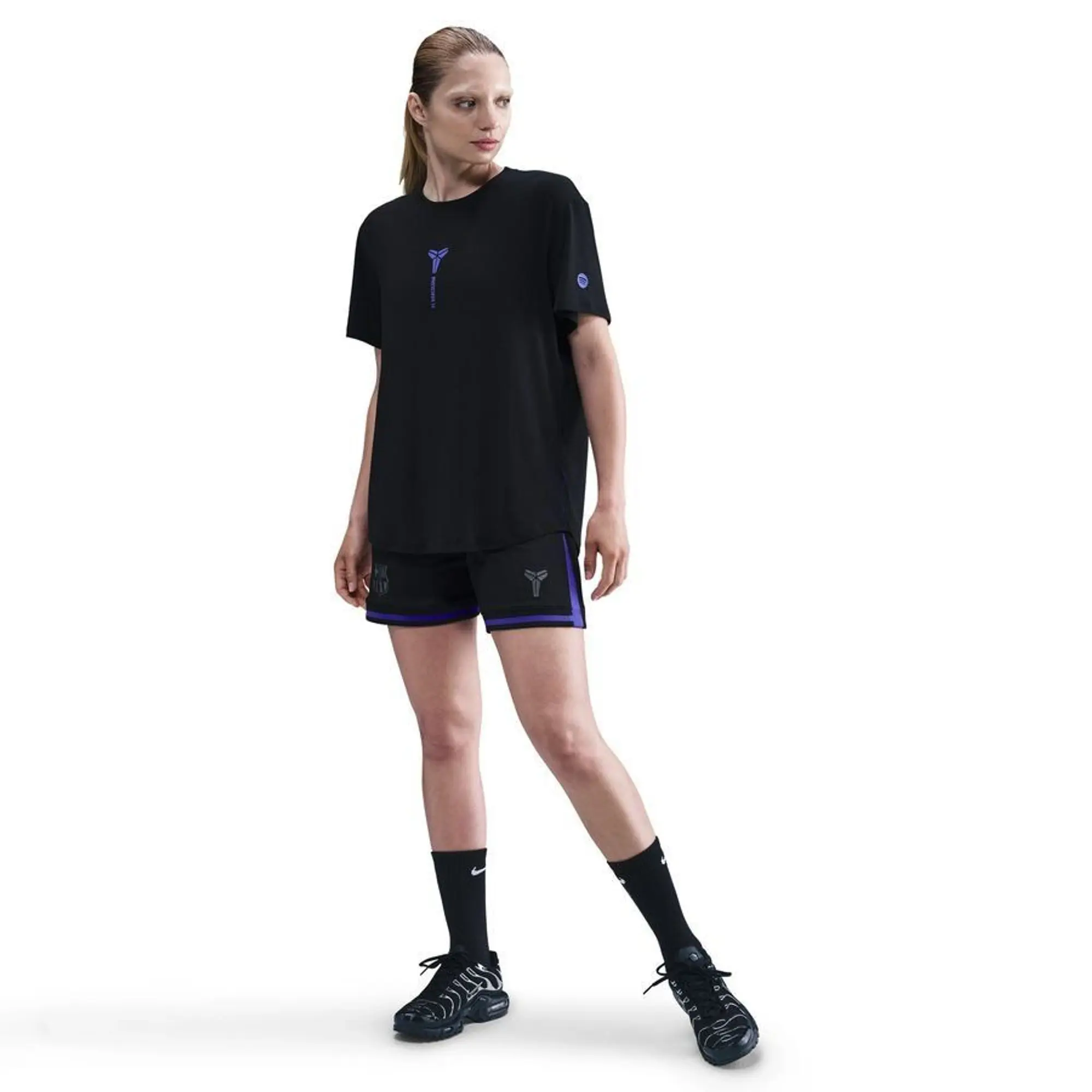 Barcelona T-Shirt Dri-Fit One Relaxed Away - Black/Persian Violet Women - ['Black']