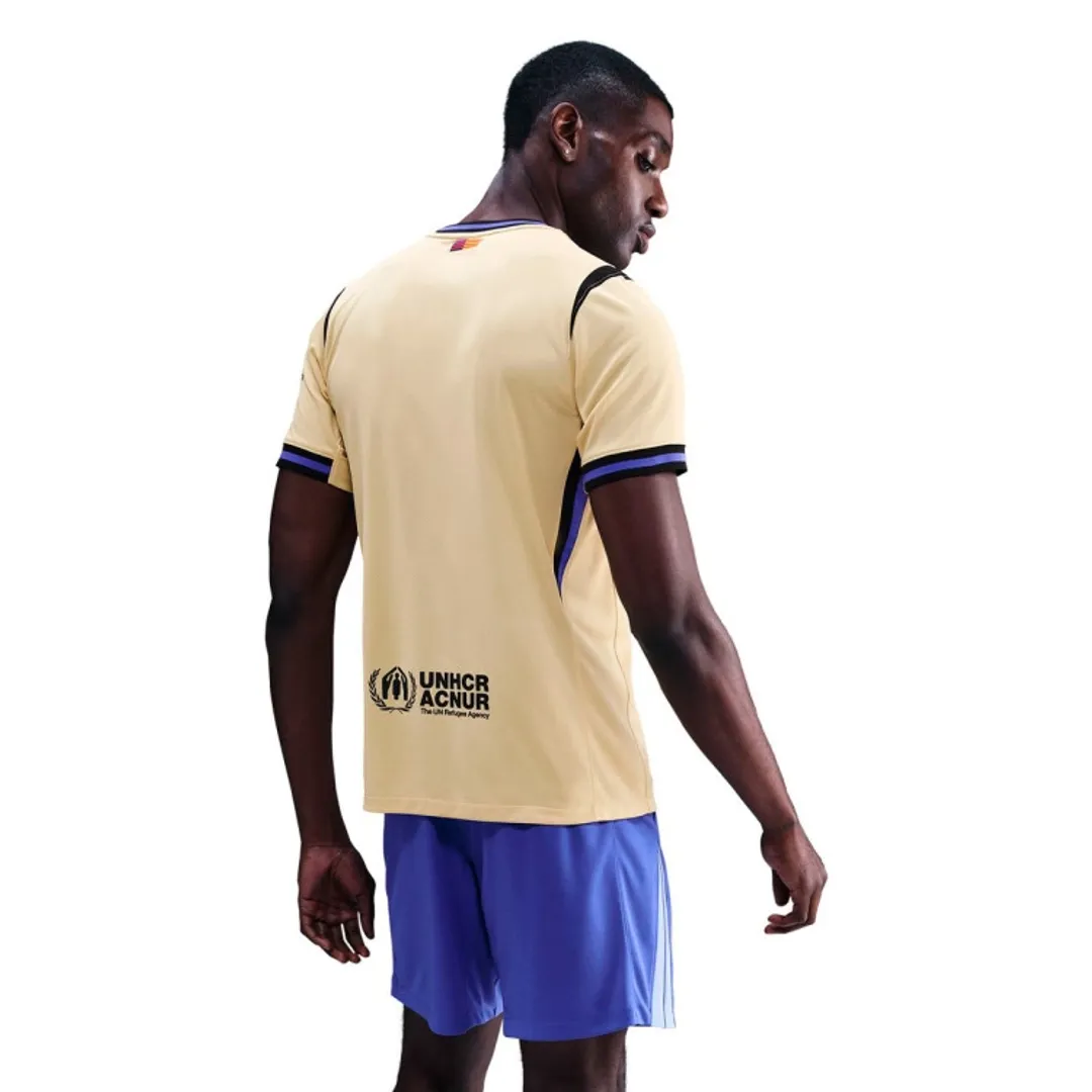 スポーツ O702 FCBarcelonacampions SECOND #TRIPL3T Nike Barcelona Mens SS Away Champions League Shirt 2025/26