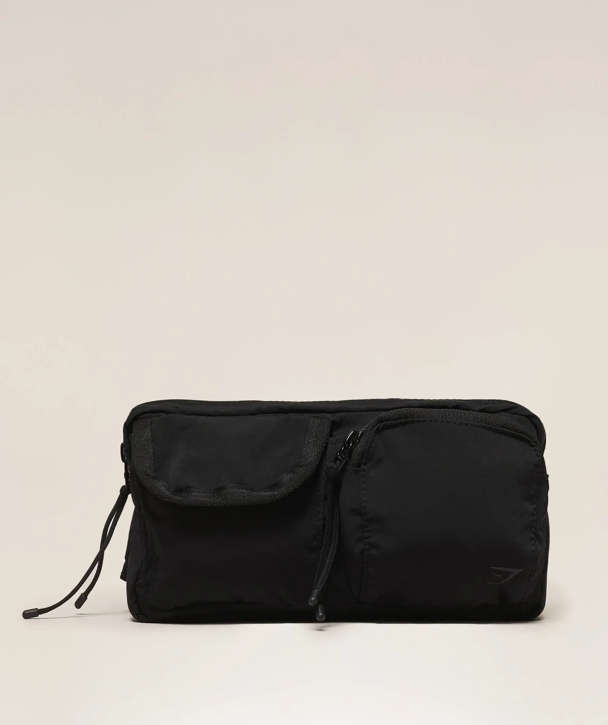  Pleat Sling Bag - Black