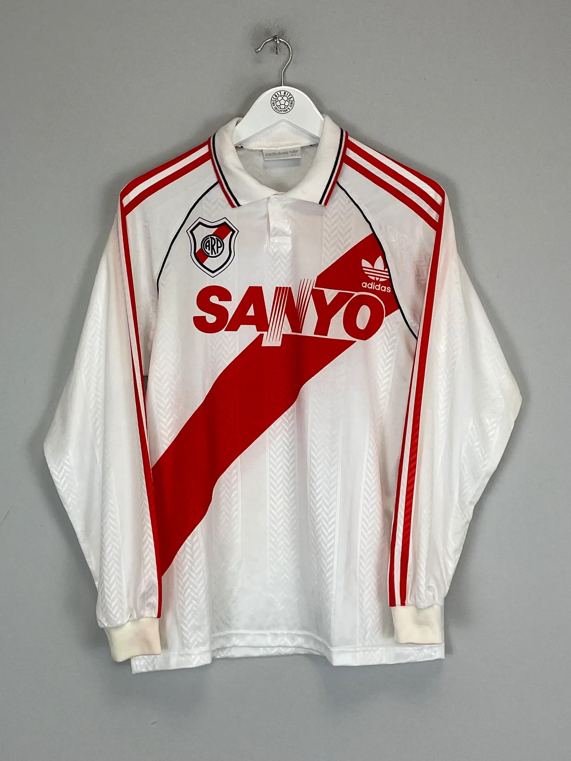 1992/94 RIVER PLATE L/S HOME SHIRT (M) ADIDAS | Cult Kits