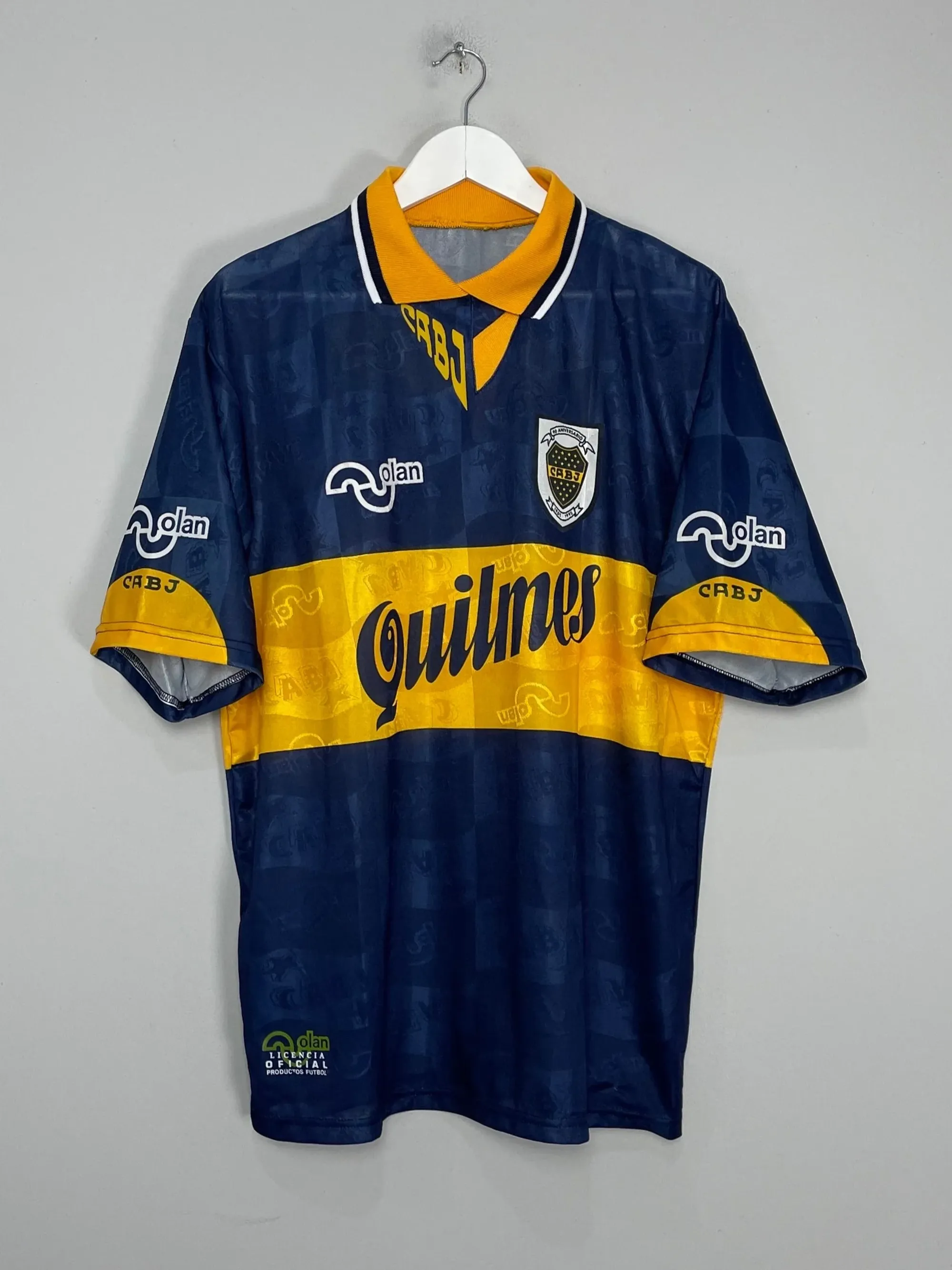 1995/97 BOCA JUNIORS HOME SHIRT (L) OLAN | Cult Kits