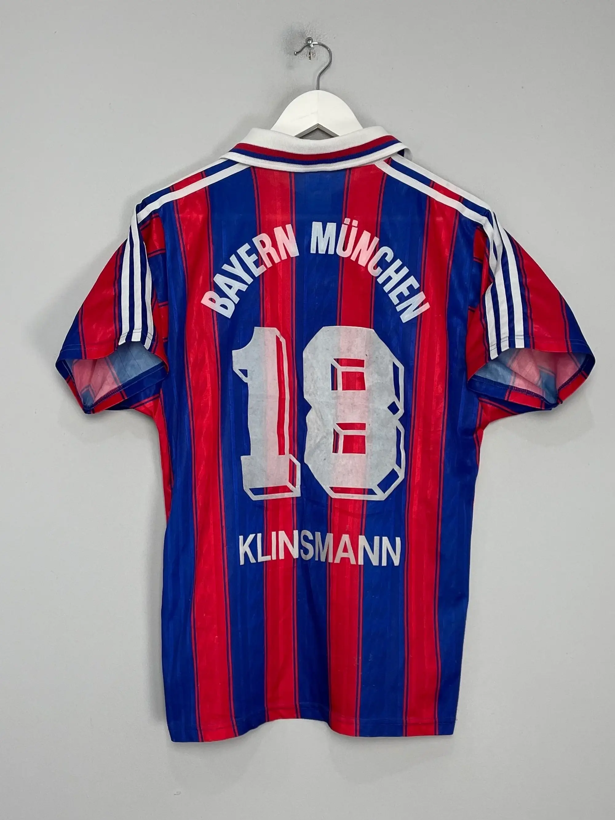 1995/97 BAYERN MUNICH KLINSMANN #18 HOME SHIRT (S) ADIDAS | Cult Kits
