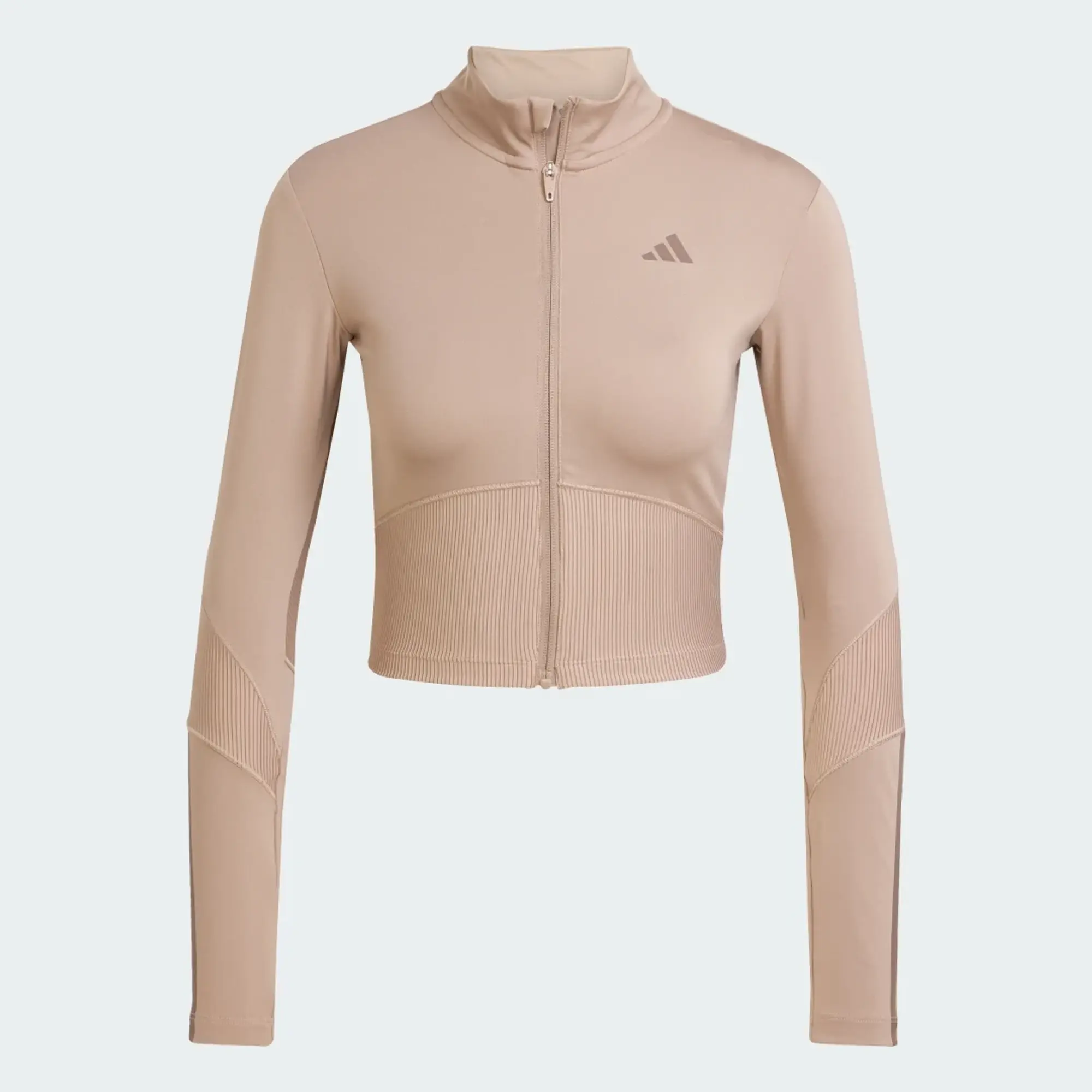 adidas Hyperglam Rib Zip Thru Cover Up