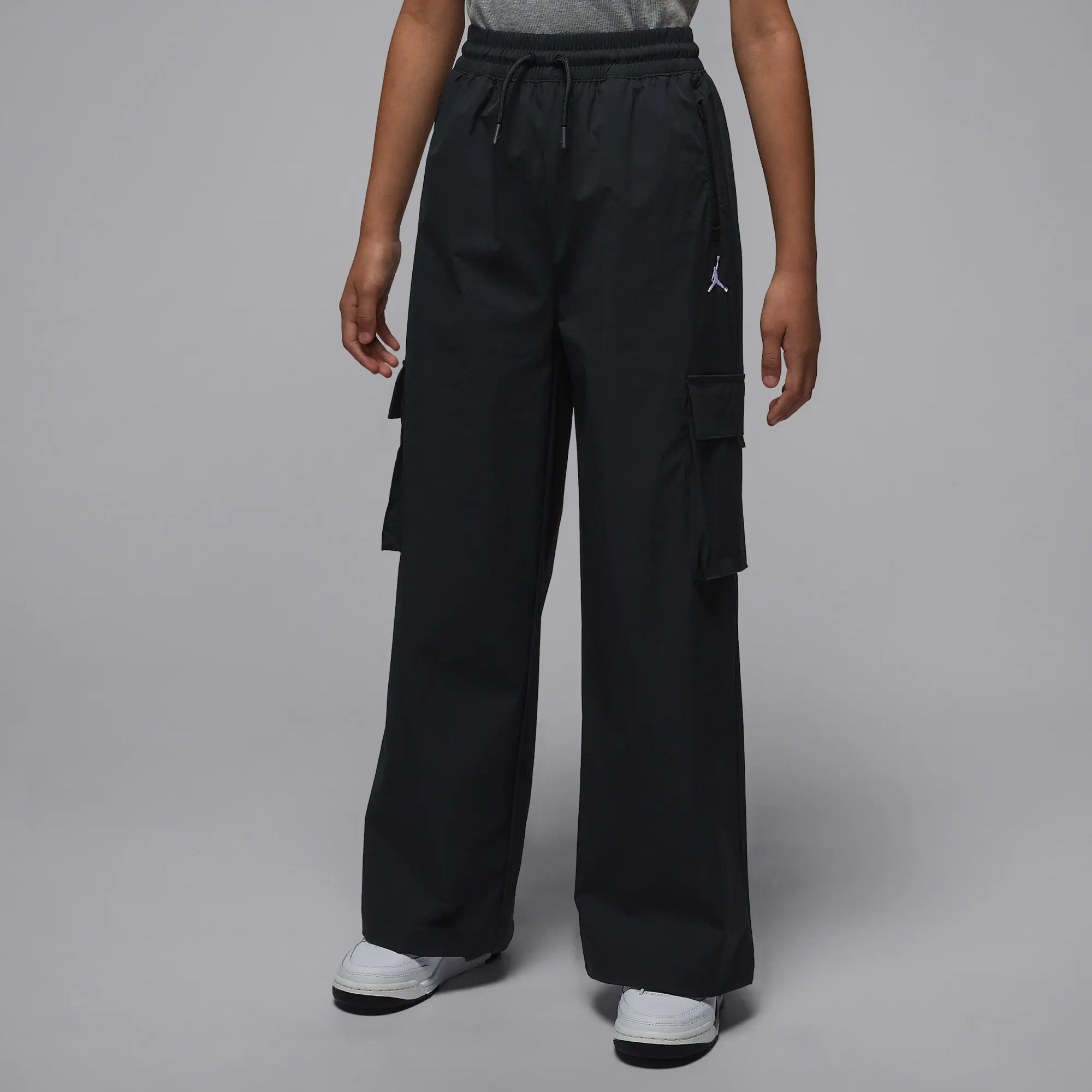Nike Jordan Older Kids' Post Up Open Cargo Trousers - Black