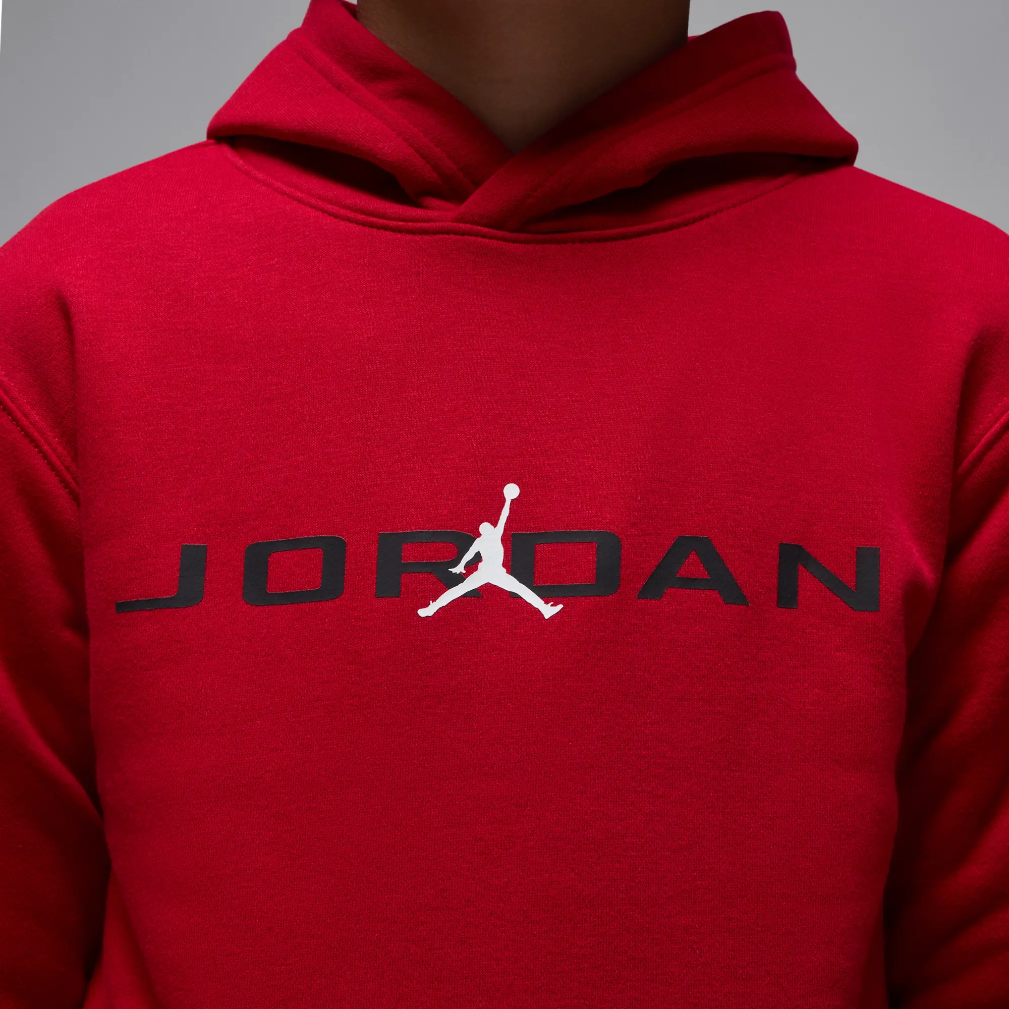 Nike Jordan Older Kids' Baseline Pullover Hoodie - Red