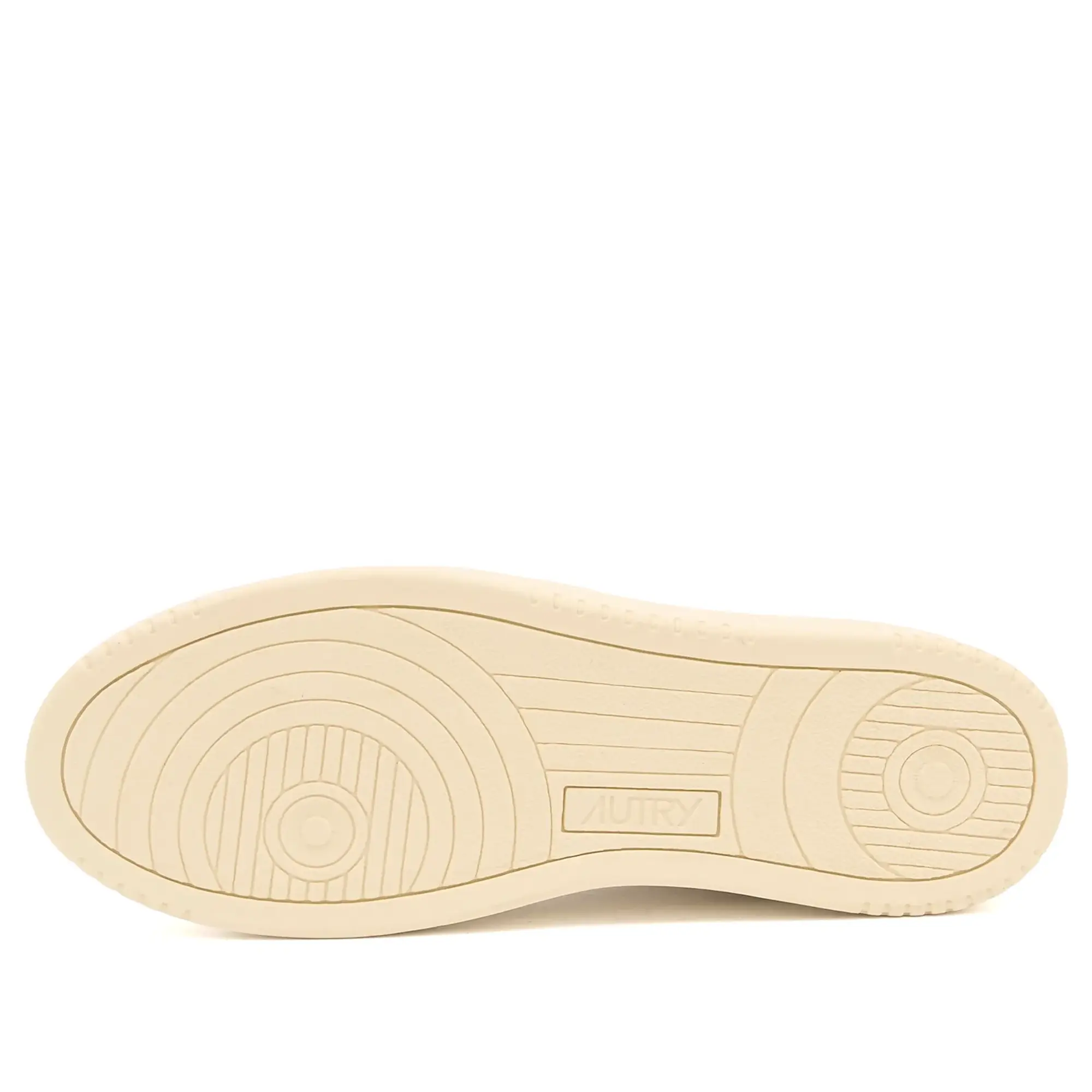 Autry Men's 01 Medalist Low Goat Leather Sneaker Wht/Bottle