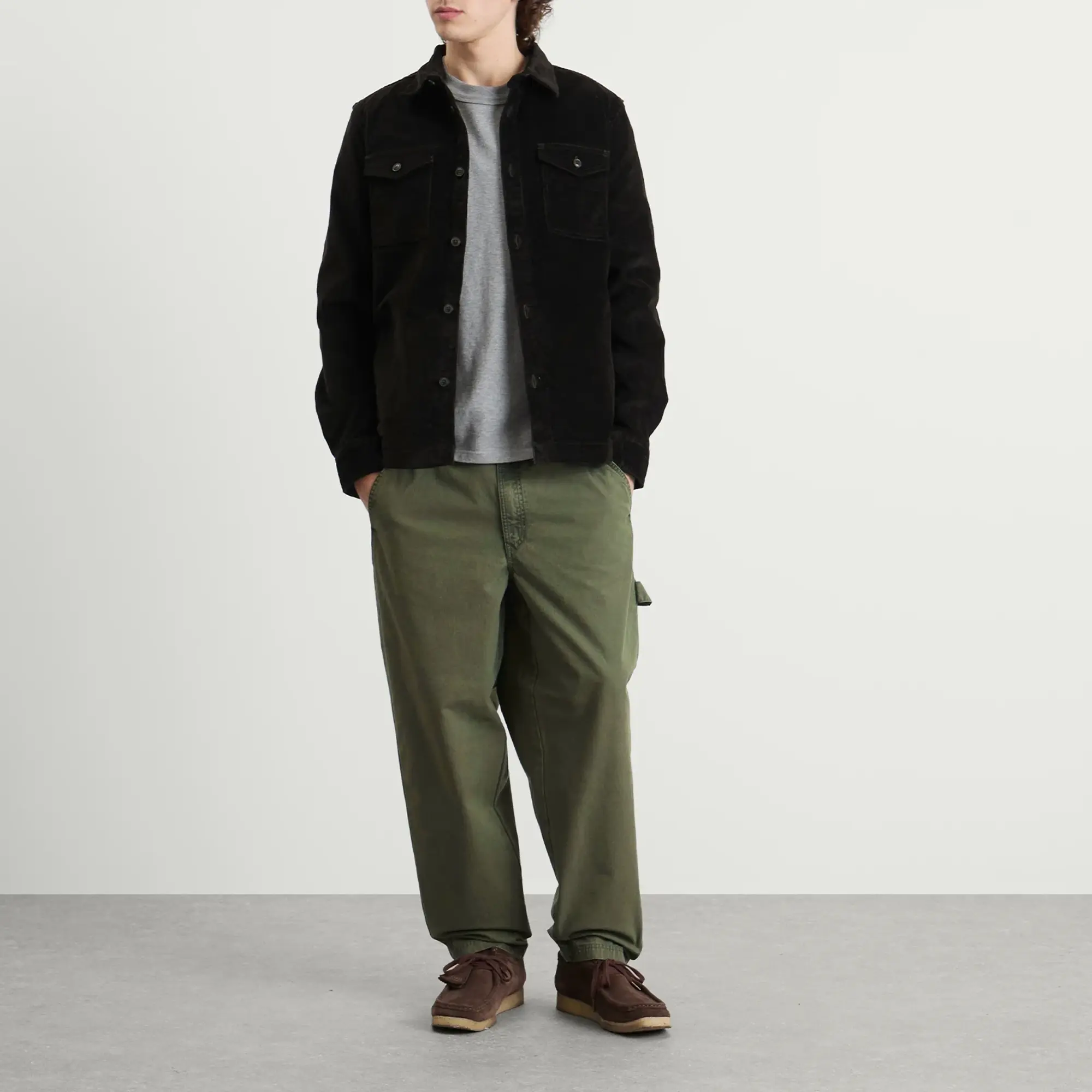 Barbour Men's Harton Relaxed Trousers Thyme