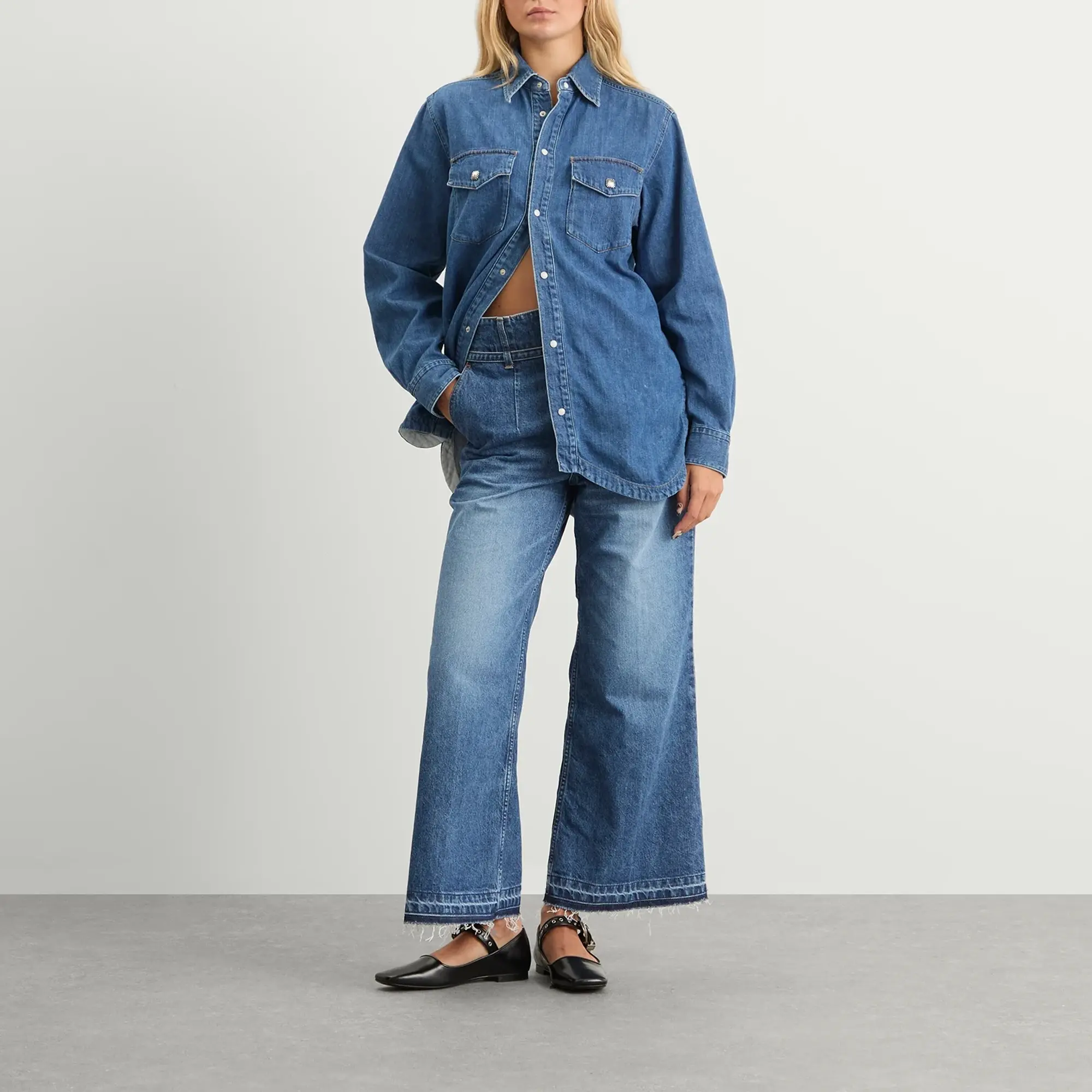 TOGA ARCHIVES Women's Denim Pants Blue