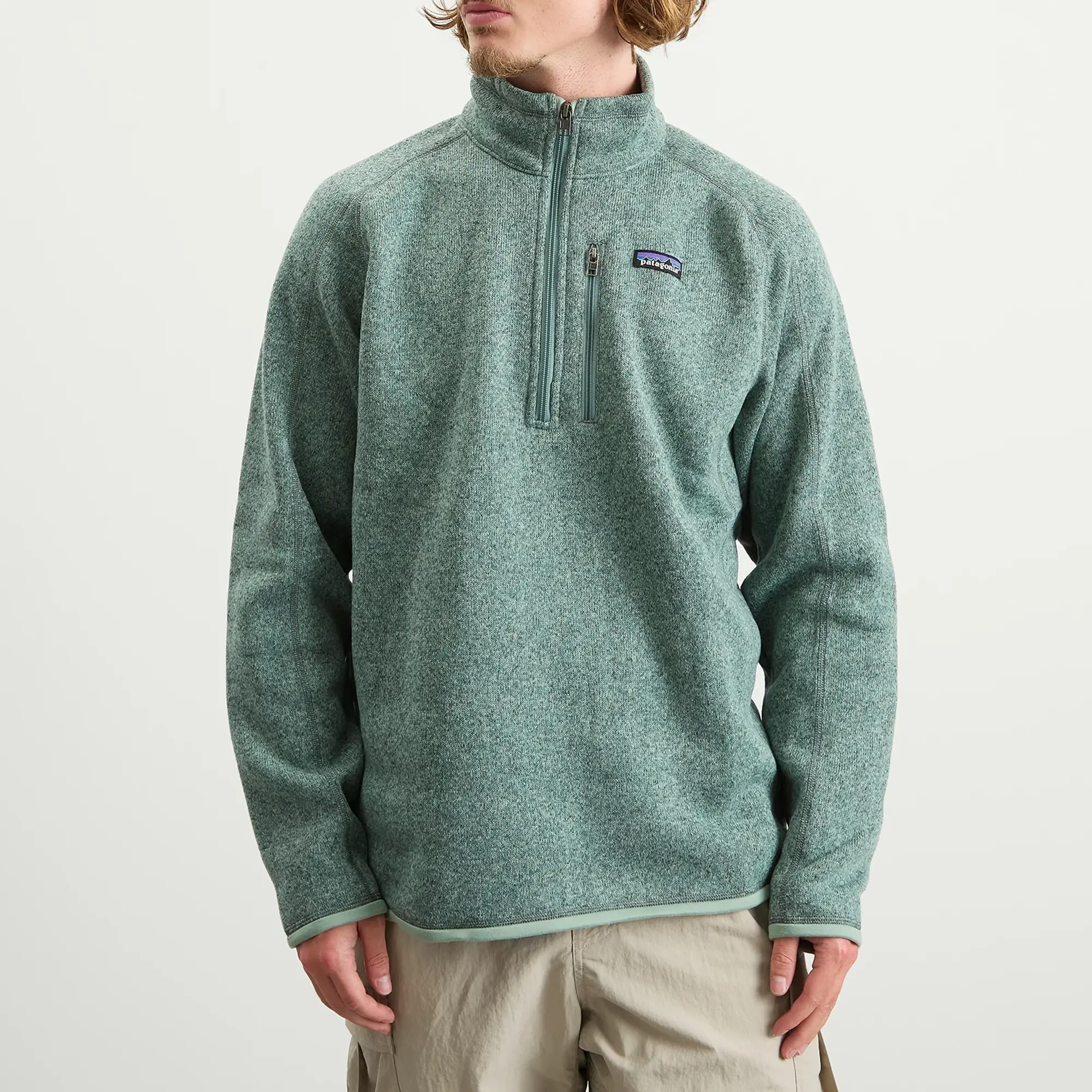Patagonia Men's Better Sweater 1/4 Zip Ellwood Green