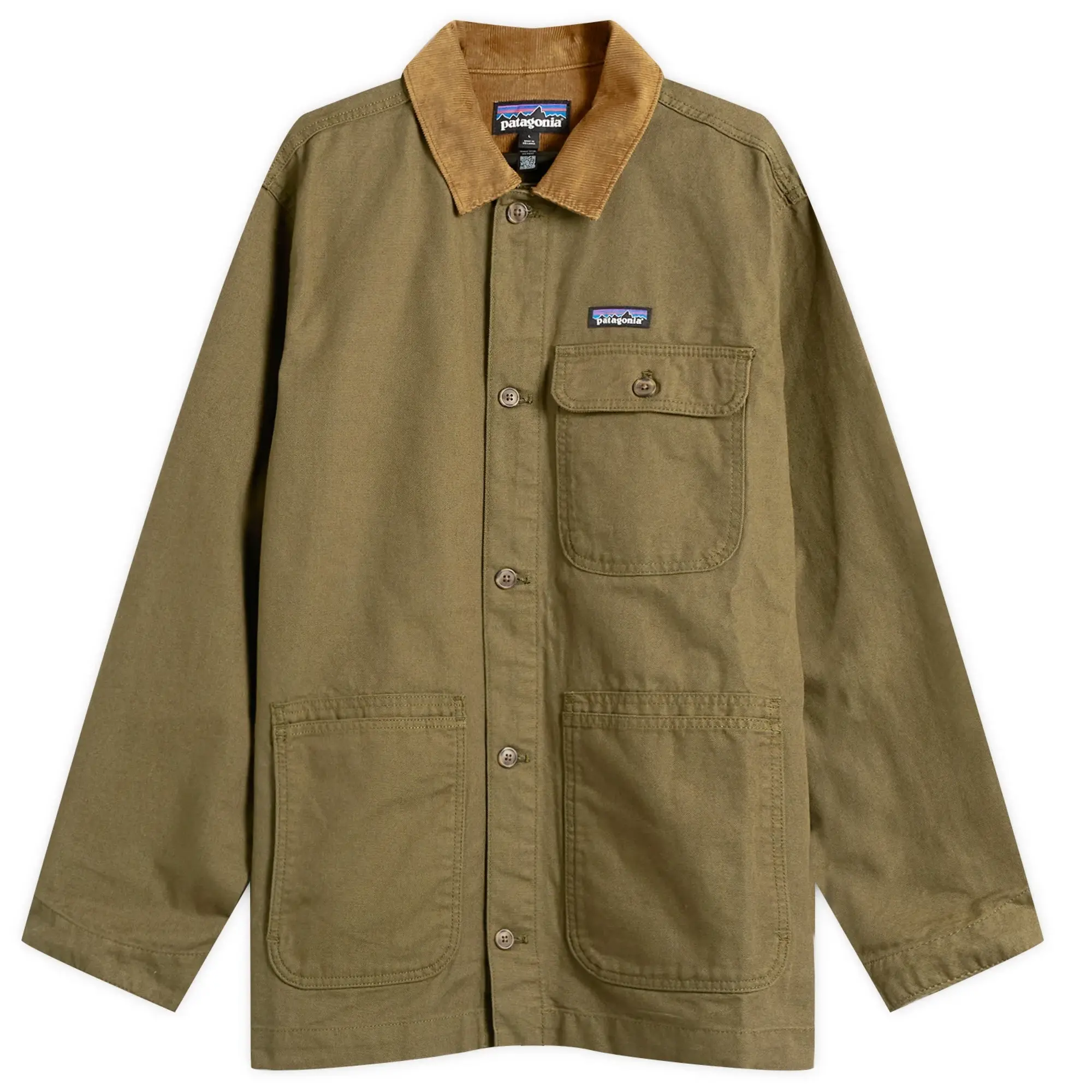 Patagonia Men's Point Reyes Canvas Jacket Basin Green