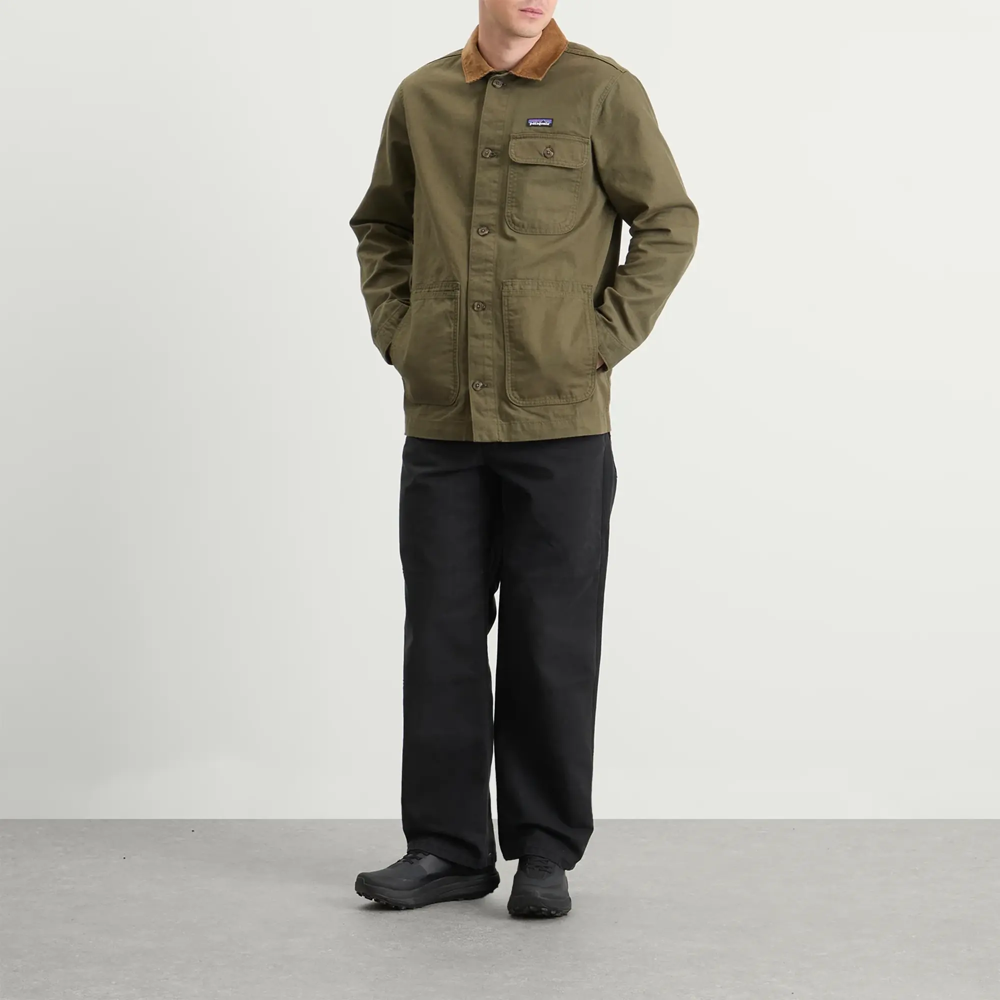 Patagonia Men's Point Reyes Canvas Jacket Basin Green