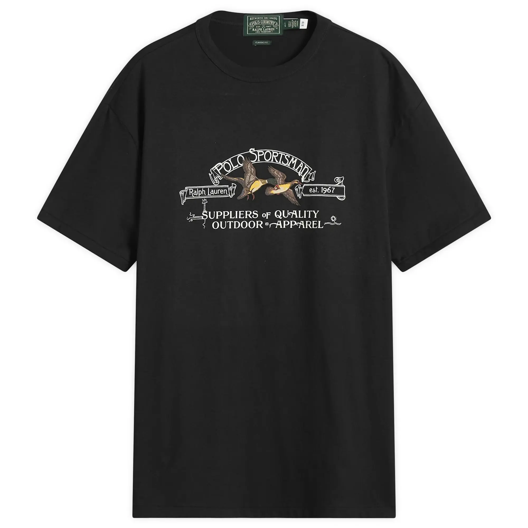Polo Ralph Lauren Men's Sportsman T-Shirt Polo Black