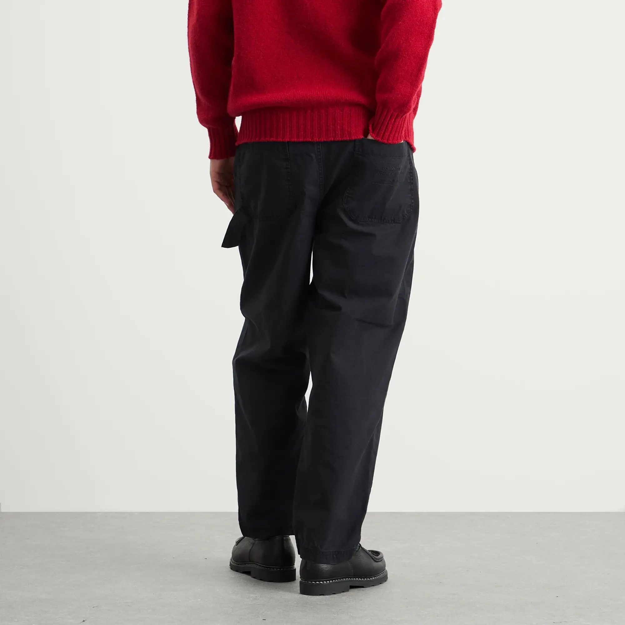Barbour Men's Harton Relaxed Trousers Dark Navy