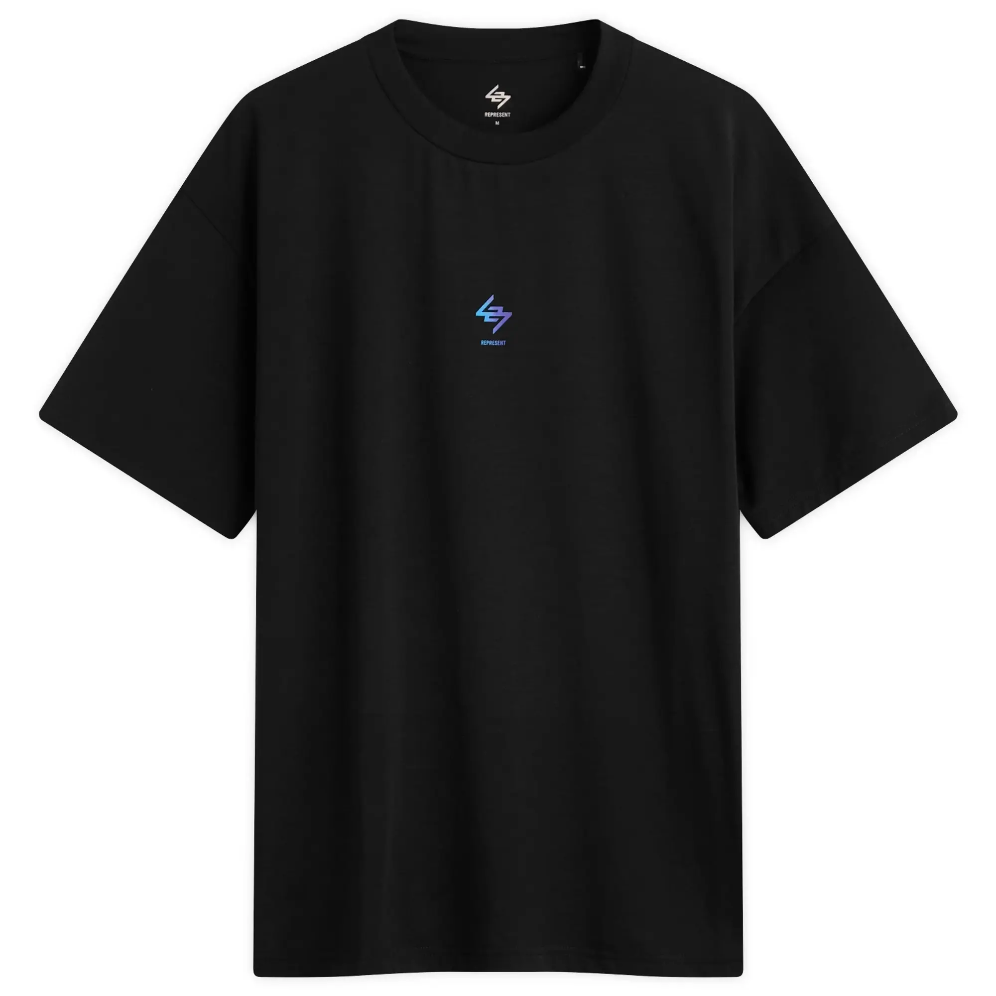 Represent Men's 247 Oversized T-Shirt Black/Purple Fade