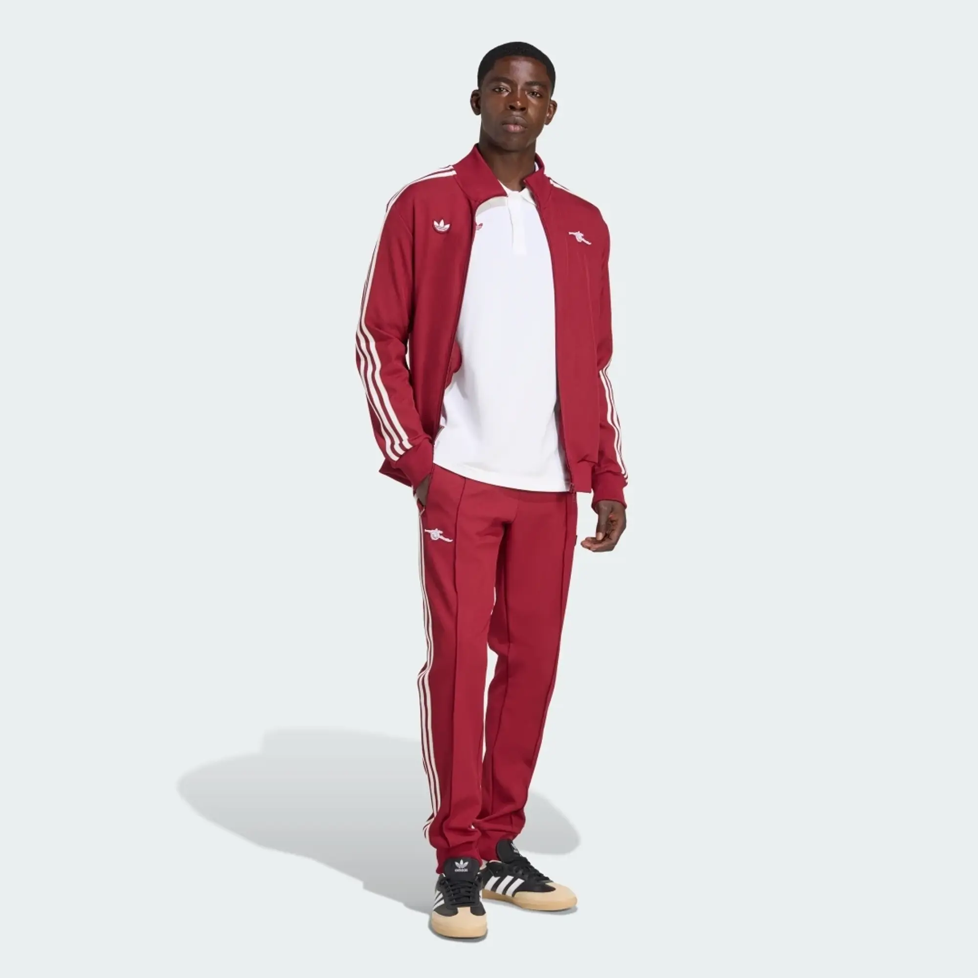adidas Originals adidas Arsenal Terrace Icons Long Sleeve Polo Shirt