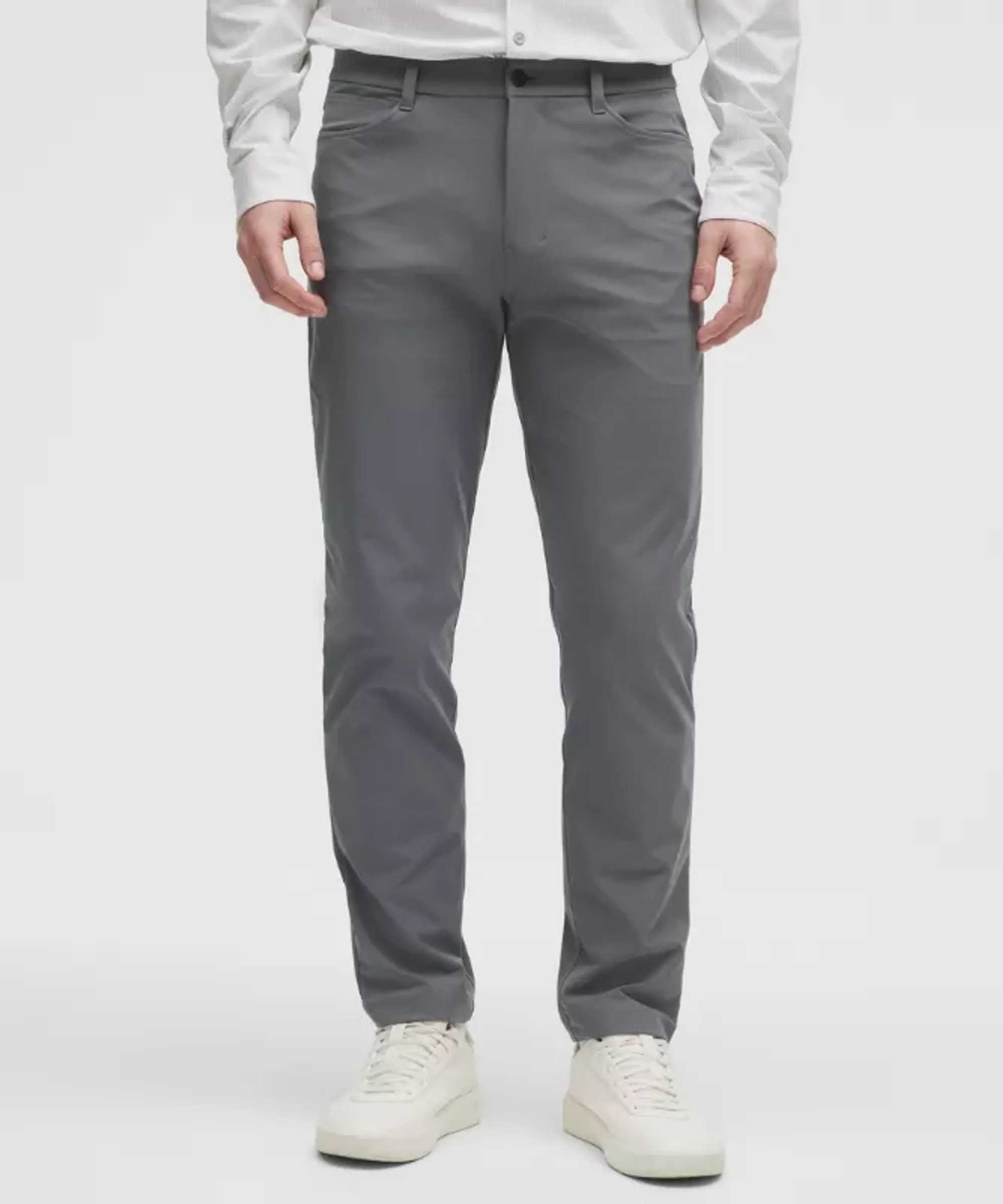 lululemon – Men's ABC Classic-Fit 5 Pocket Trousers 32L Warpstreme – Color Grey – Size 28