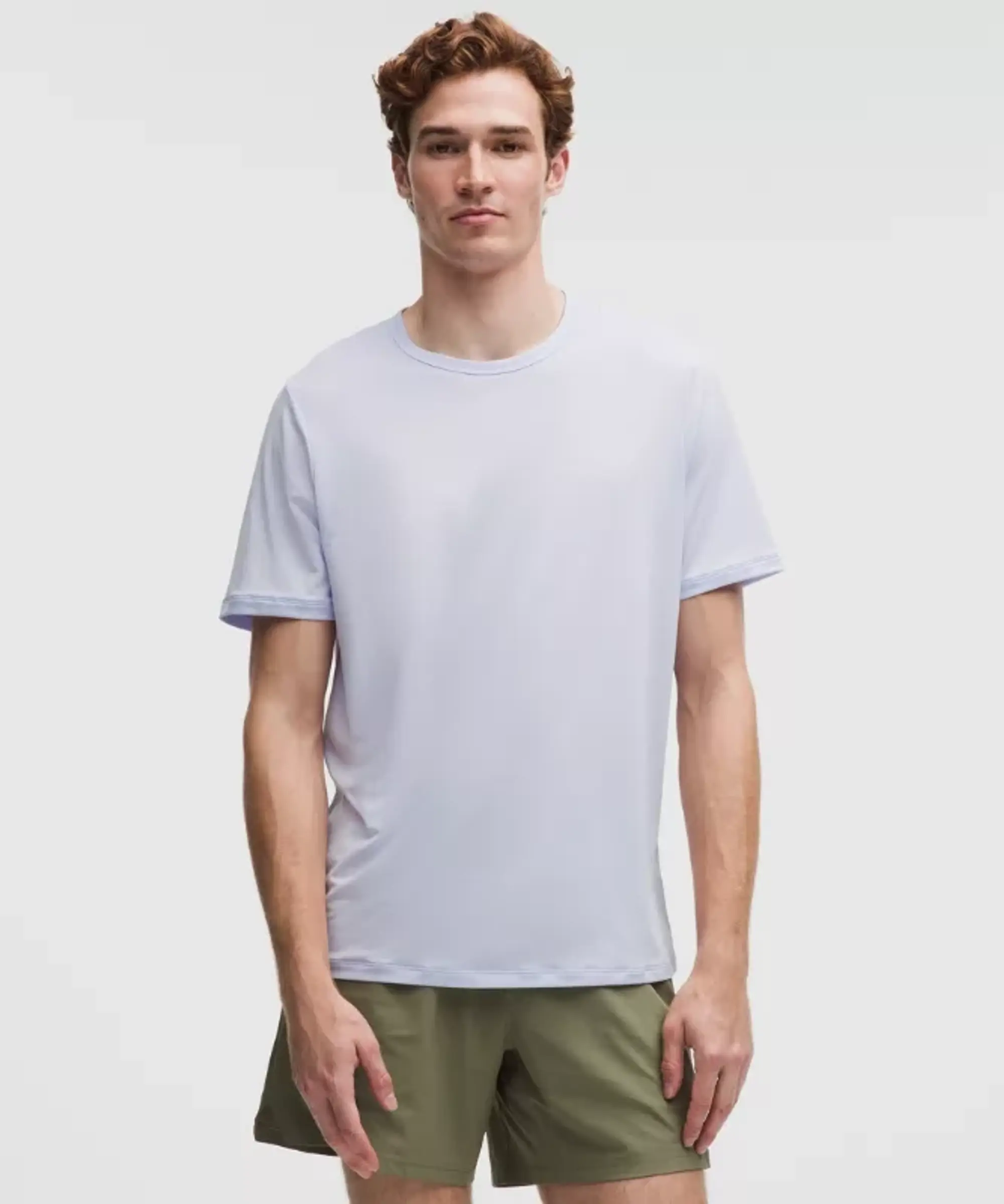 lululemon – Men's Mile Maker Run Crew Lightweight Short-Sleeve Shirt – Color Blue – Size L