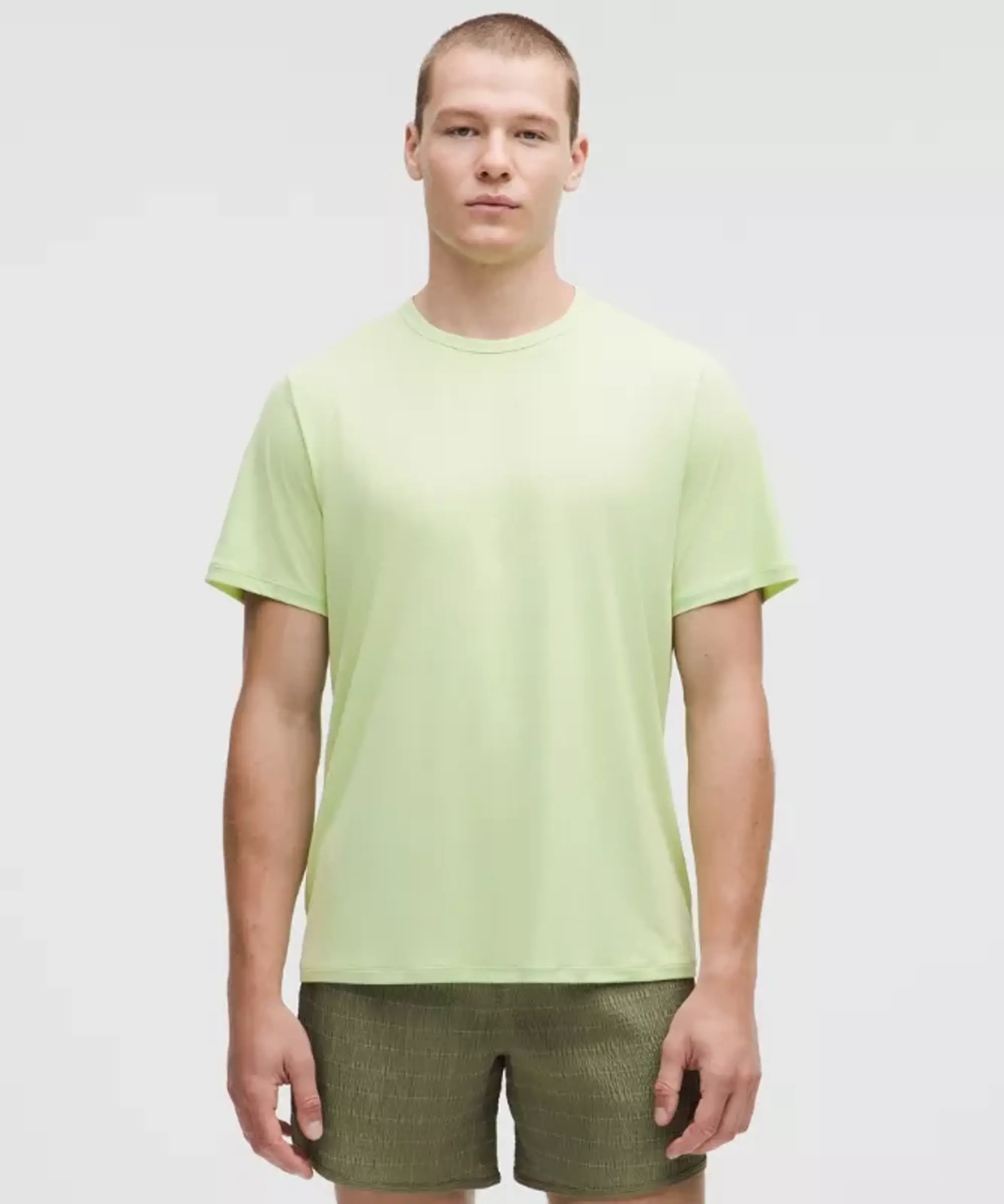lululemon – Men's Mile Maker Run Crew Lightweight Short-Sleeve Shirt – Color Green – Size L