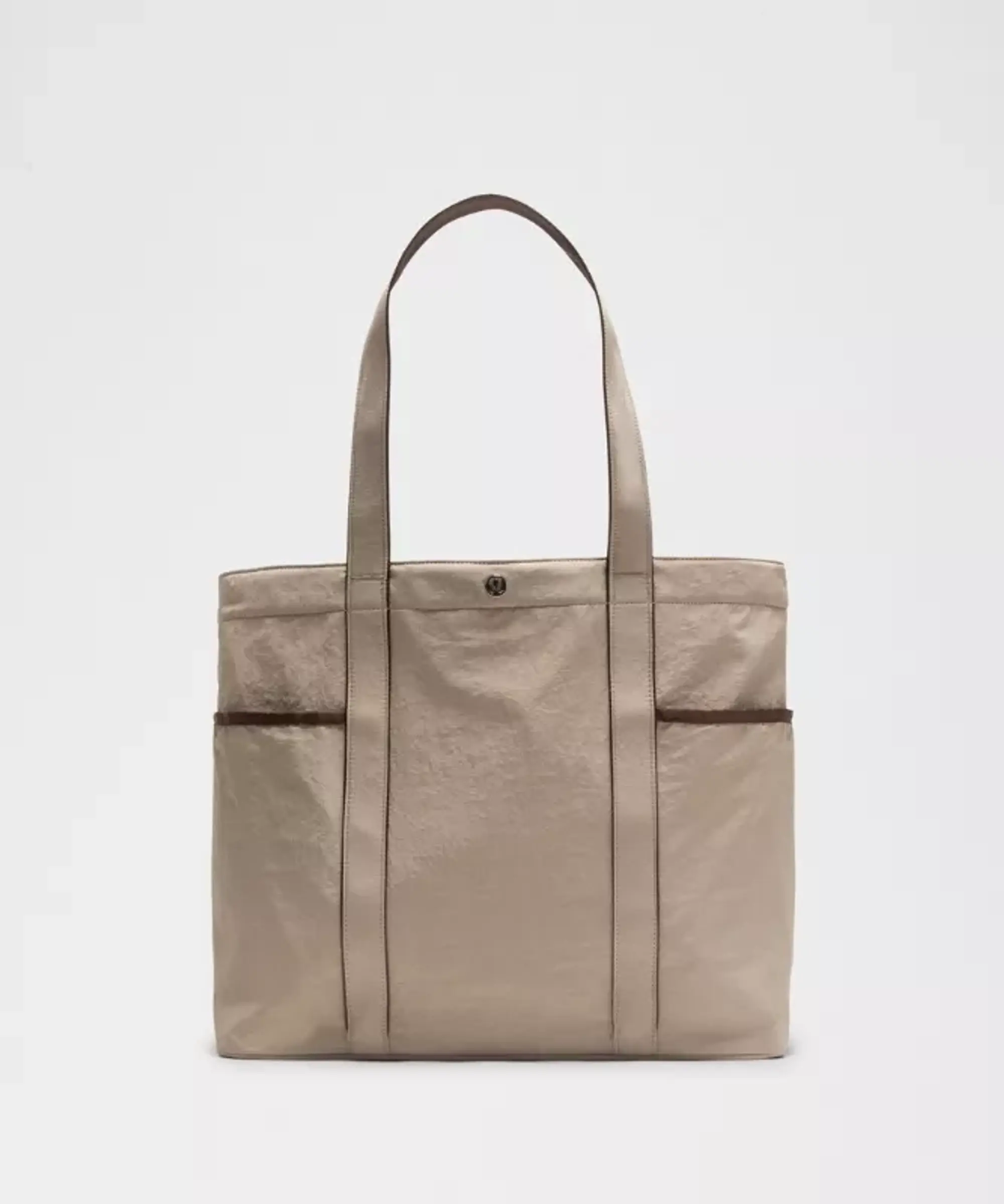 lululemon – Daily Multi-Pocket Tote Bag 20L – Color Grey/Brown