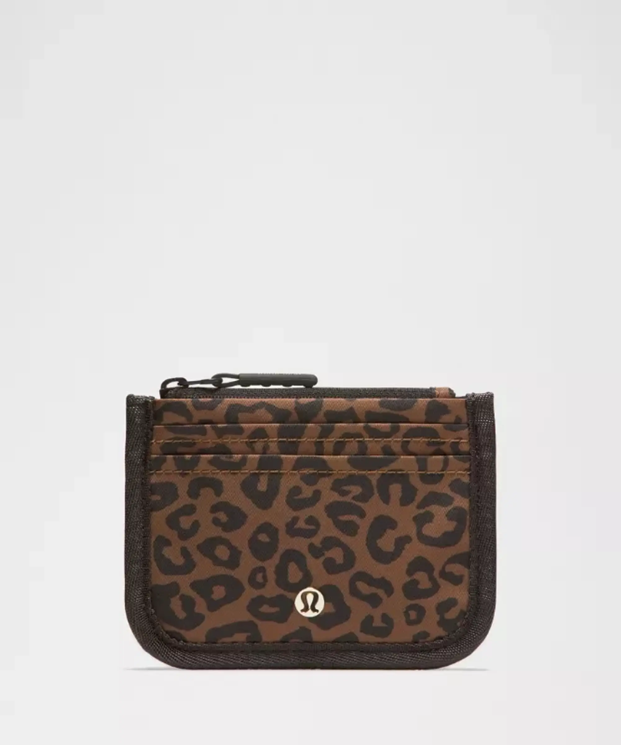 lululemon – True Identity Card Case Wallet – Color Khaki/Brown/Gold
