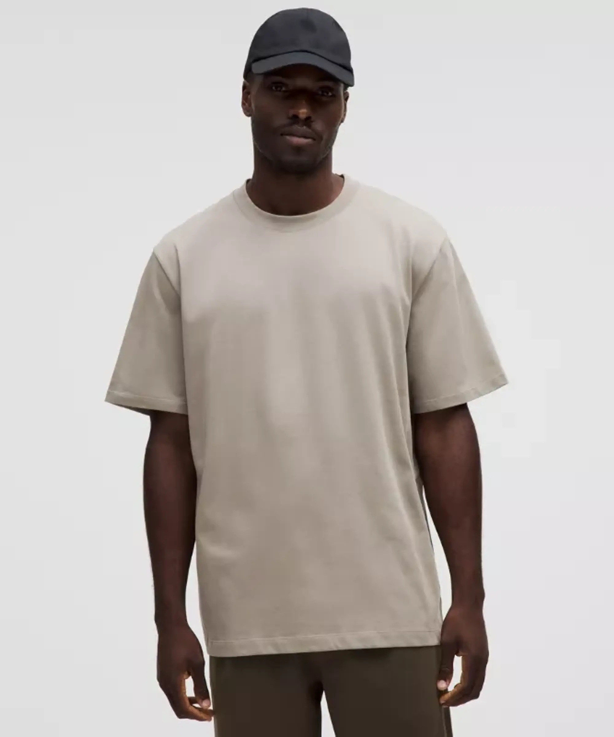 lululemon – Men's Heavyweight Jersey T-Shirt – Color Grey/Khaki – Size L