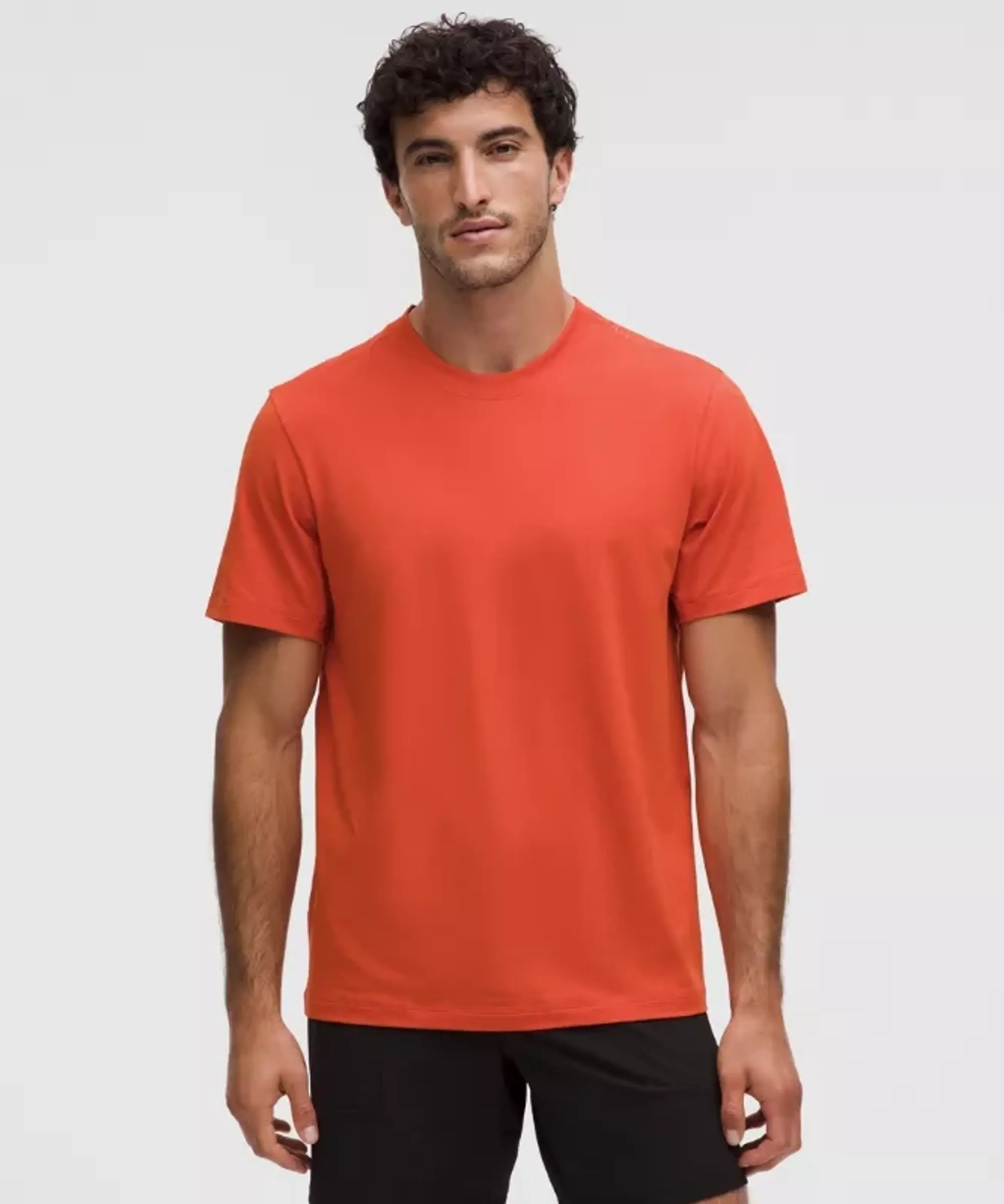 lululemon – Men's Zeroed In Short-Sleeve Shirt – Color Orange – Size L