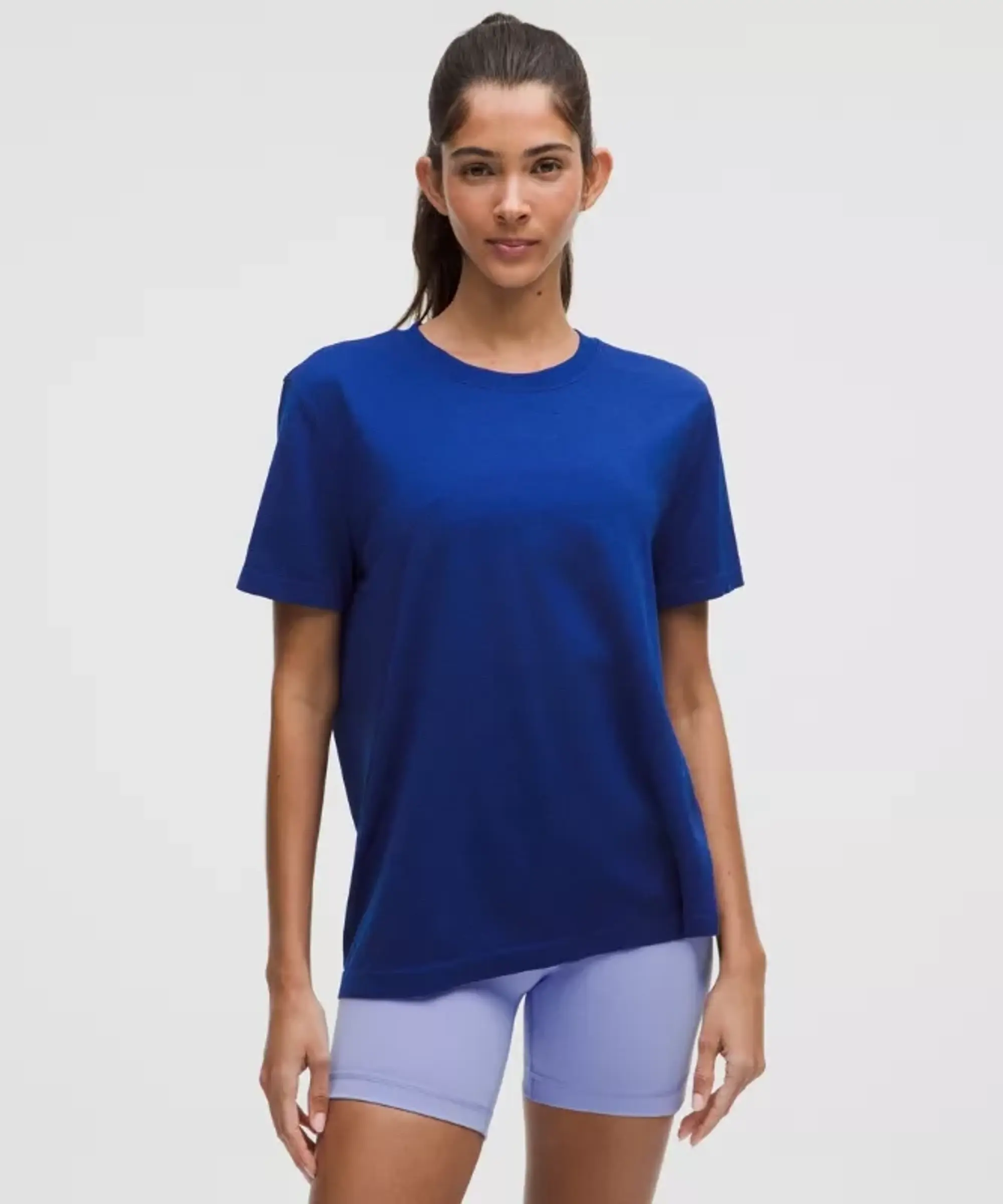 lululemon – Women's Swiftly Relaxed Short-Sleeve Shirt Fit – Color Blue – Size 0