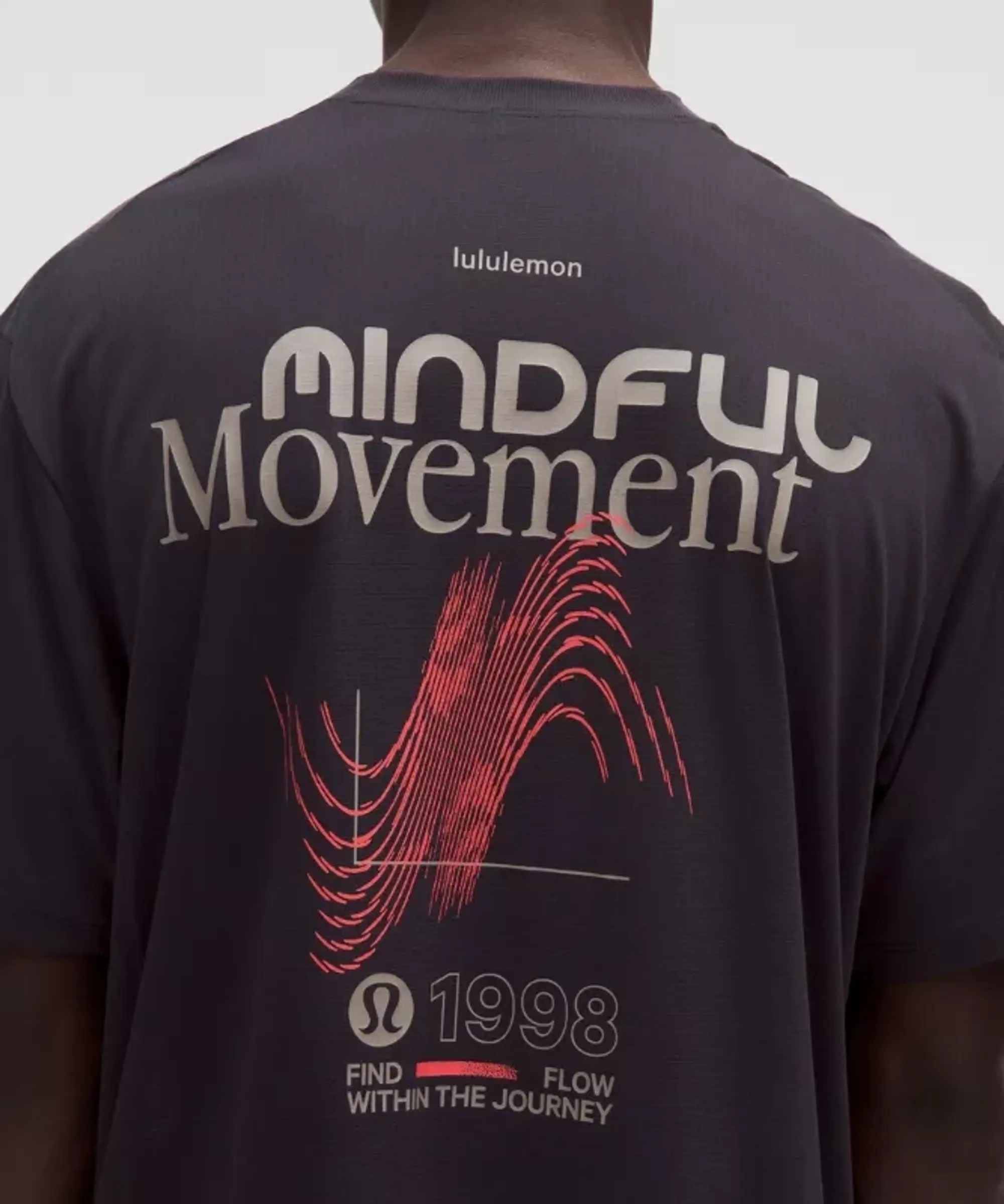 lululemon – Men's Mile Maker T-Shirt Graphic – Color Black – Size L