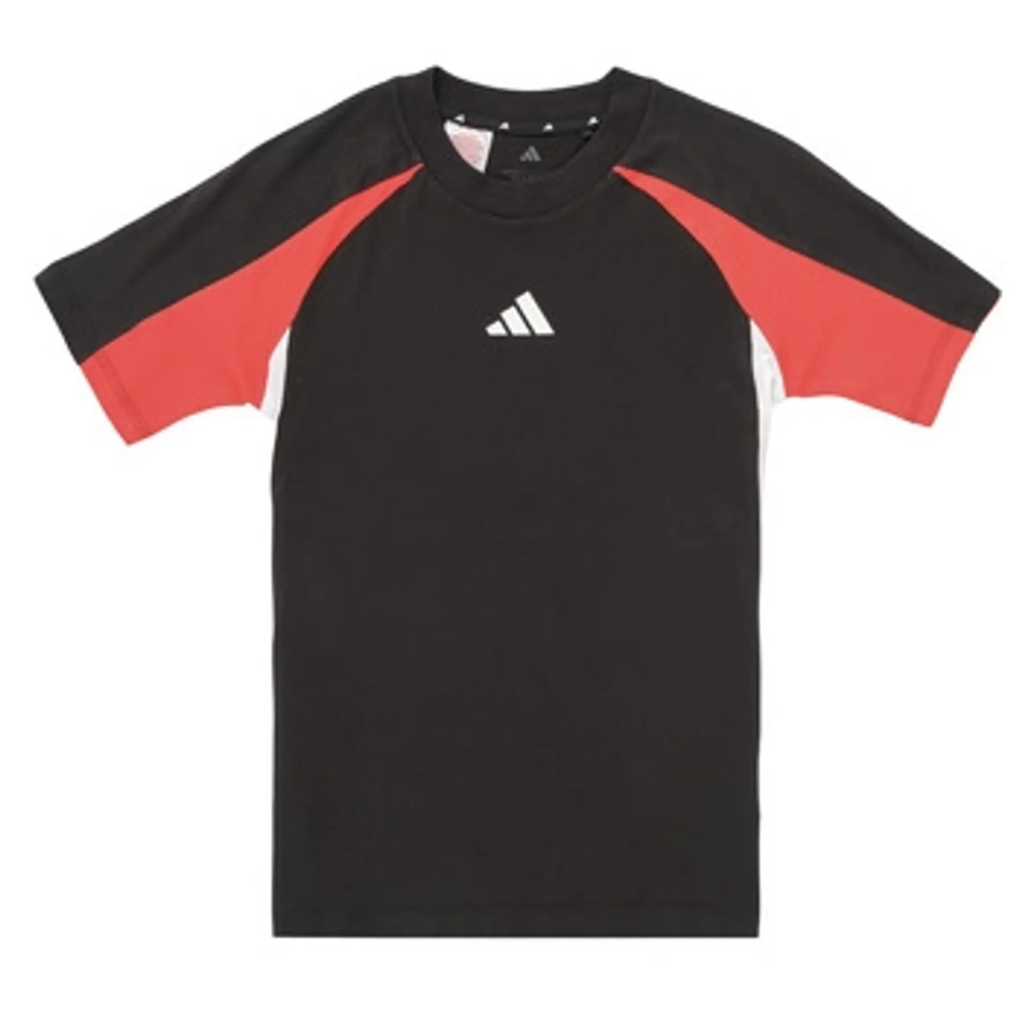 adidas  Seasonal Essentials Colorblock T-Shirt Kids  boys's Children's T shirt in Black