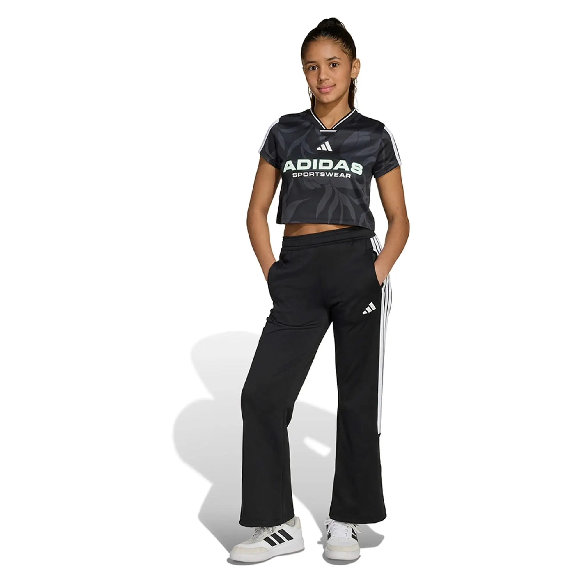 Adidas House Of Tiro Colors Of Football Crop Short Sleeve T-shirt