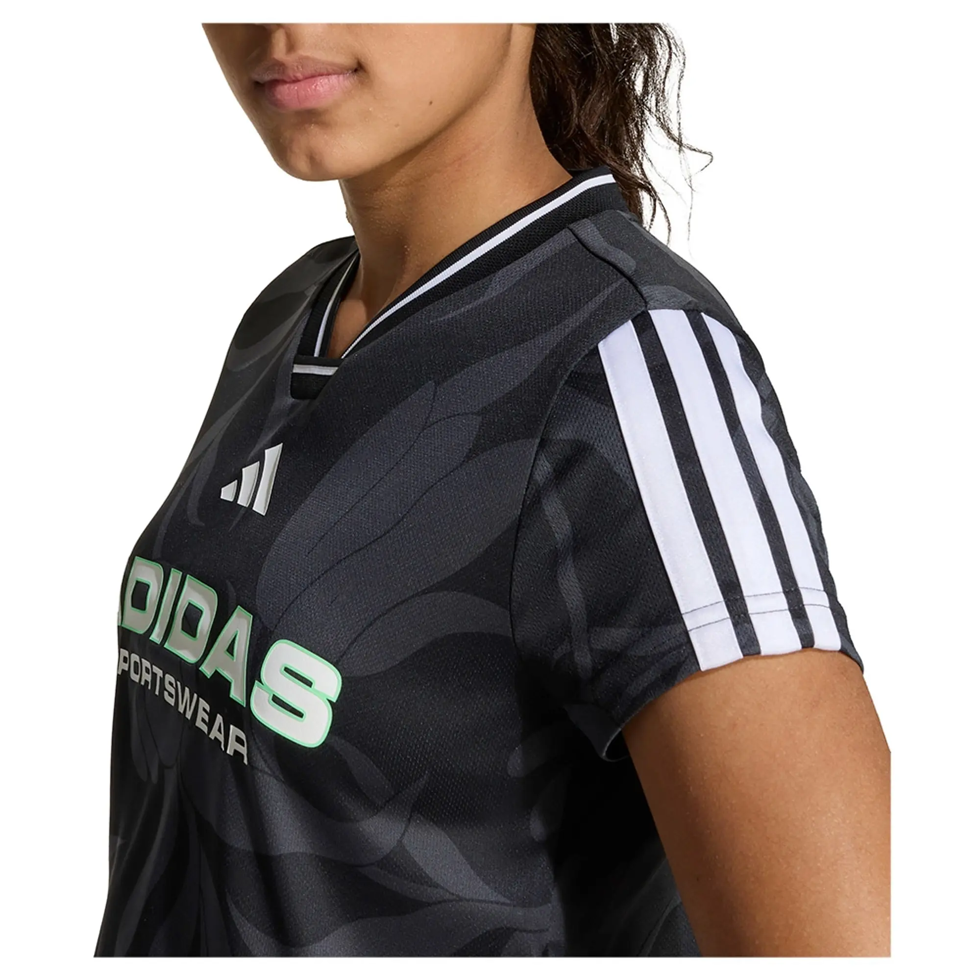 Adidas House Of Tiro Colors Of Football Crop Short Sleeve T-shirt