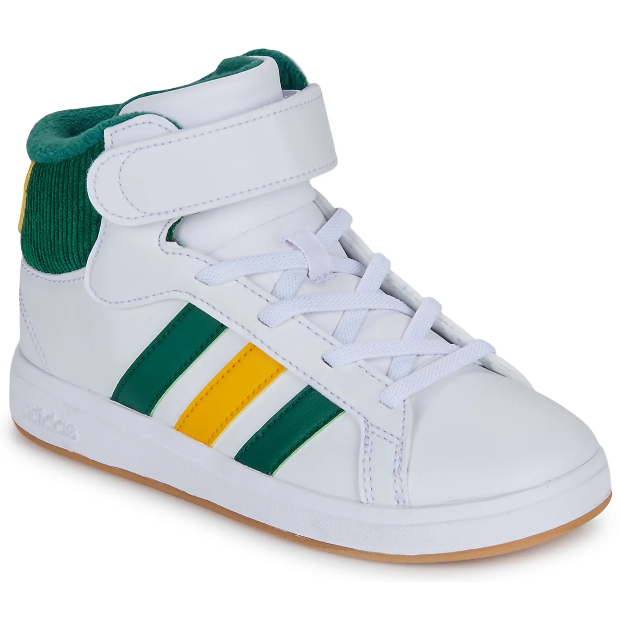 adidas  GRAND COURT MID K  boys's Children's Shoes (High-top Trainers) in White