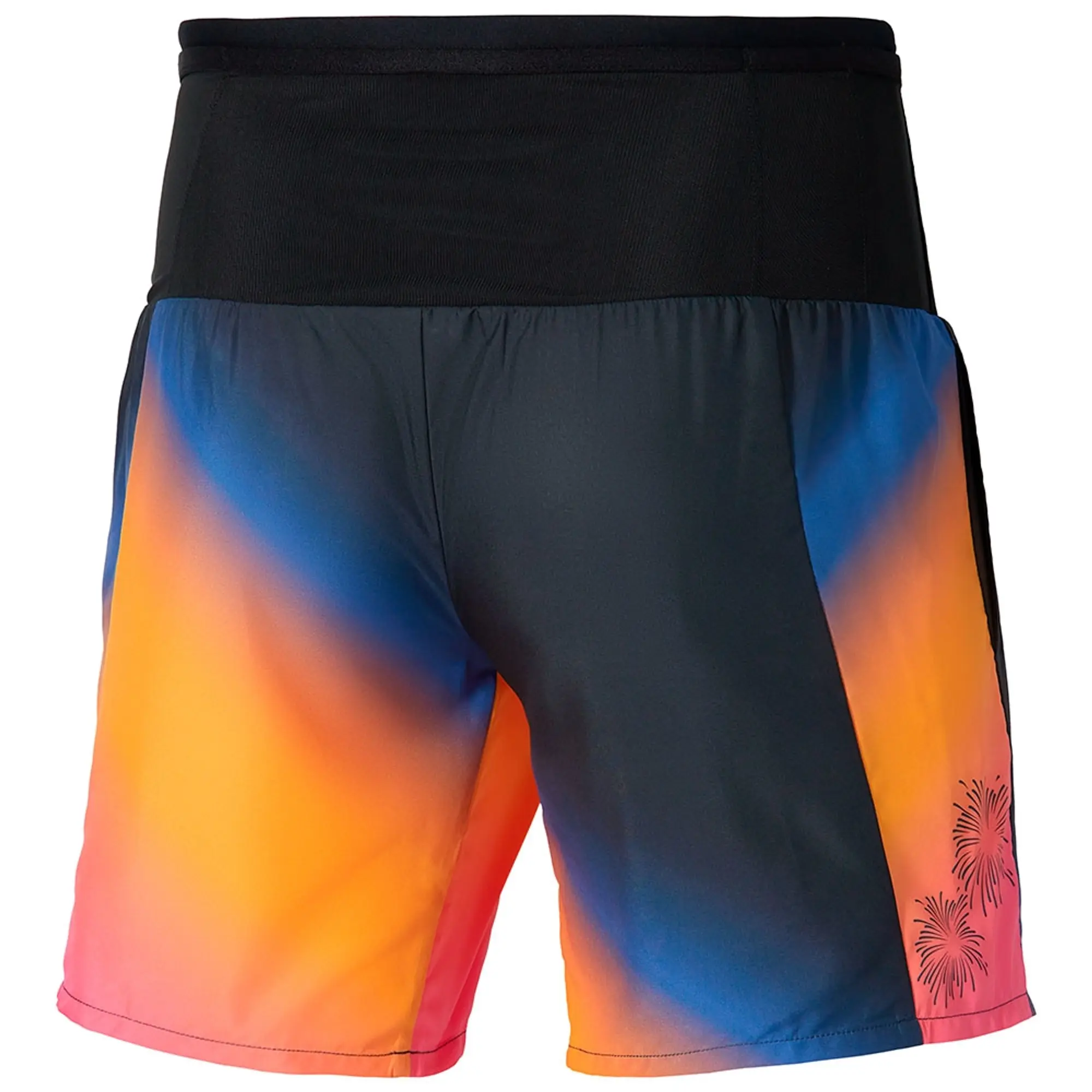 Mizuno Summer Pack Multi Pocket 7inch Running Shorts Men - Orange