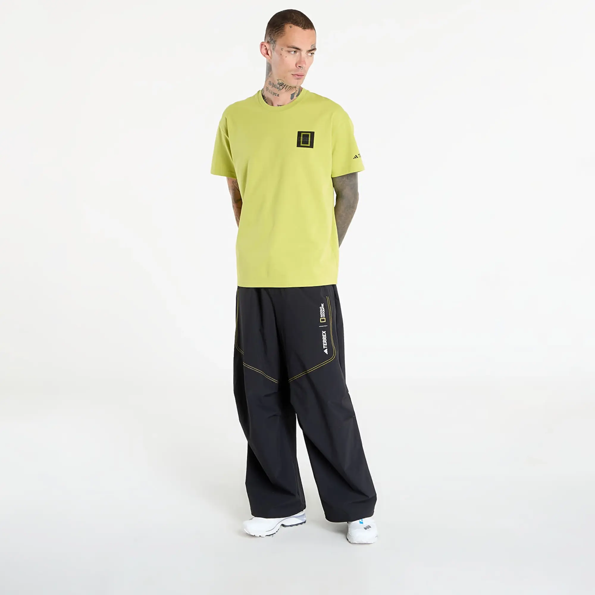 T-Shirt Adidas Terrex National Geographic Graphic Short Sleeve T-Shirt Preloved Lime L