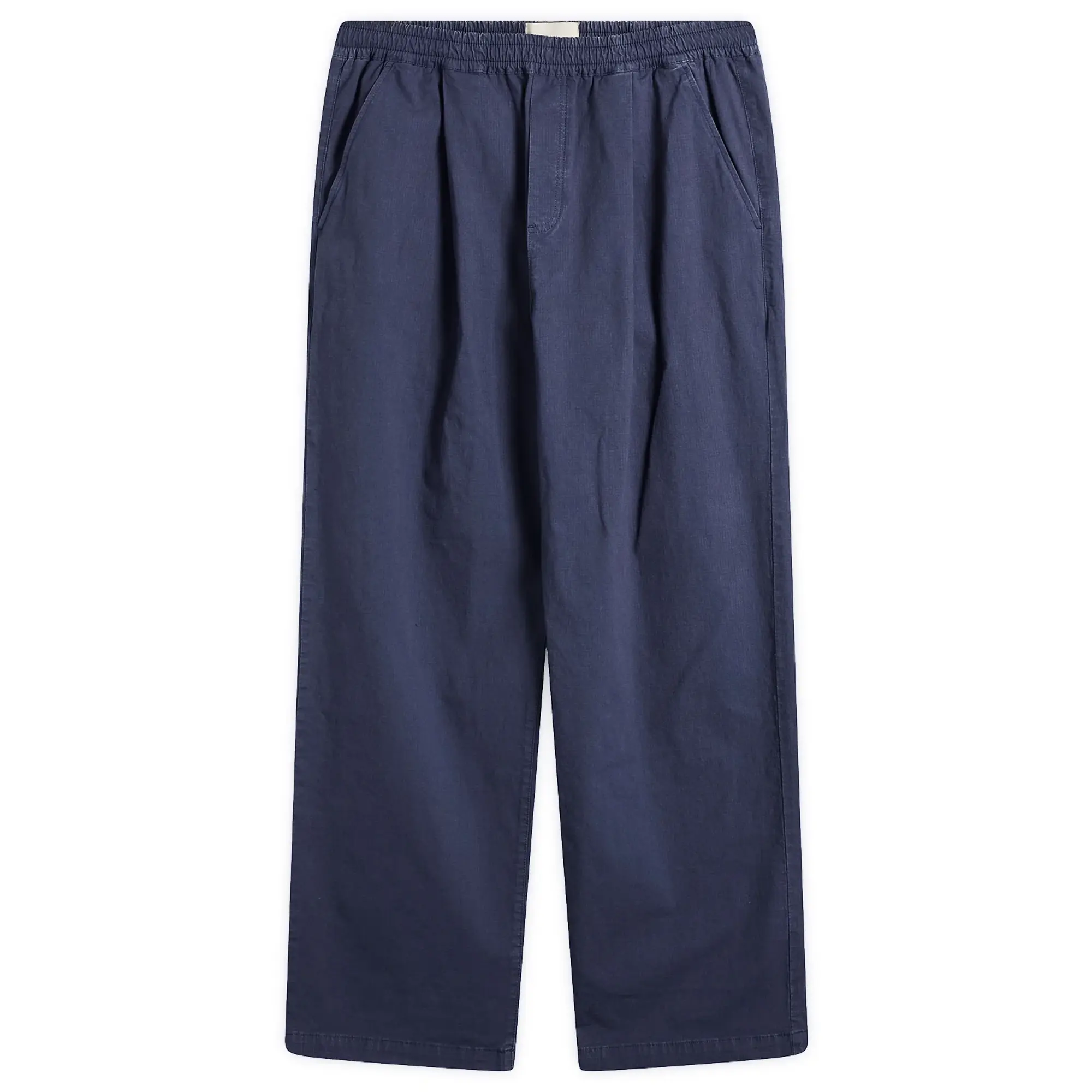 Folk Men's Drawcord Loose Trouser Rich Navy Ripstop