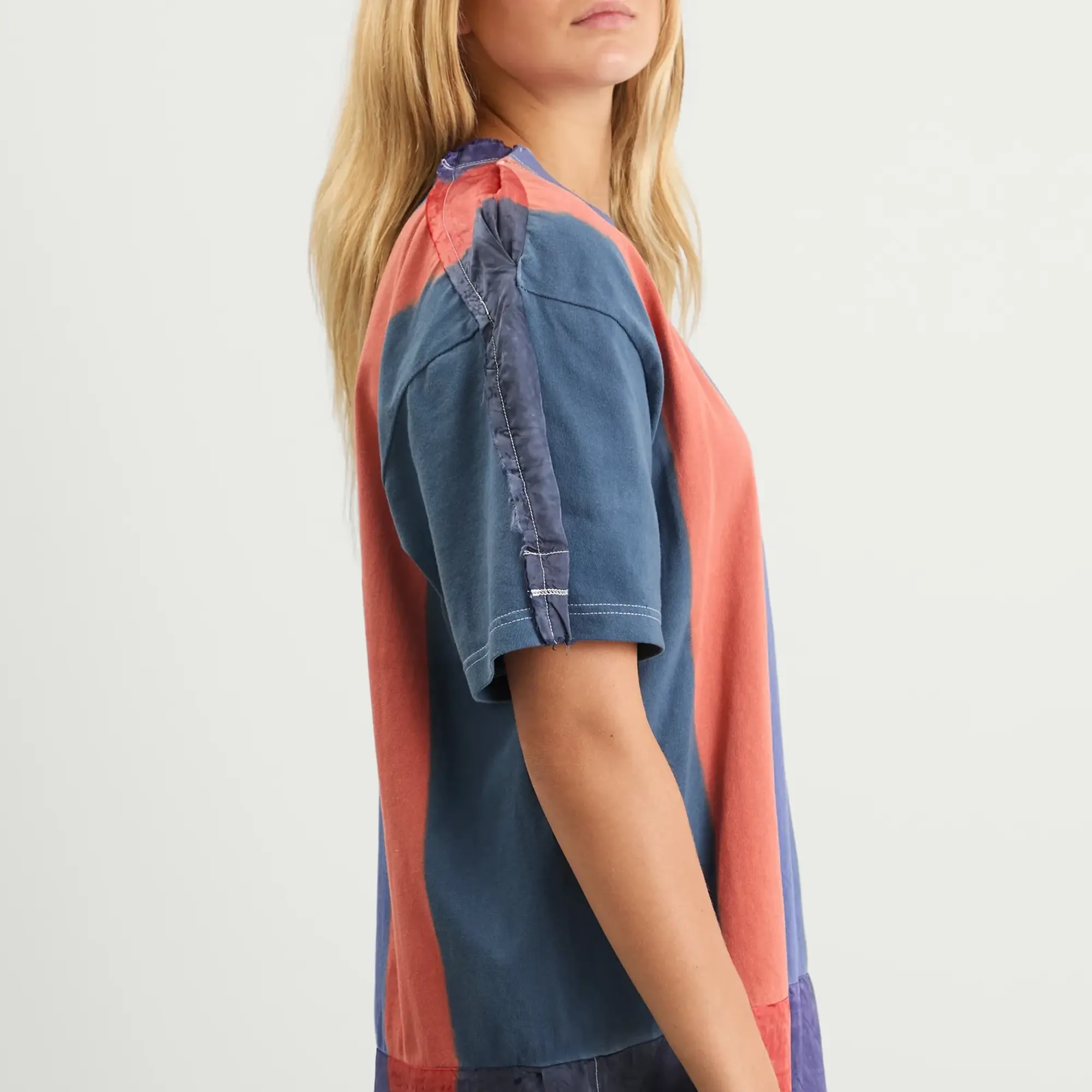 TOGA ARCHIVES Women's Panel T-Shirt Blue