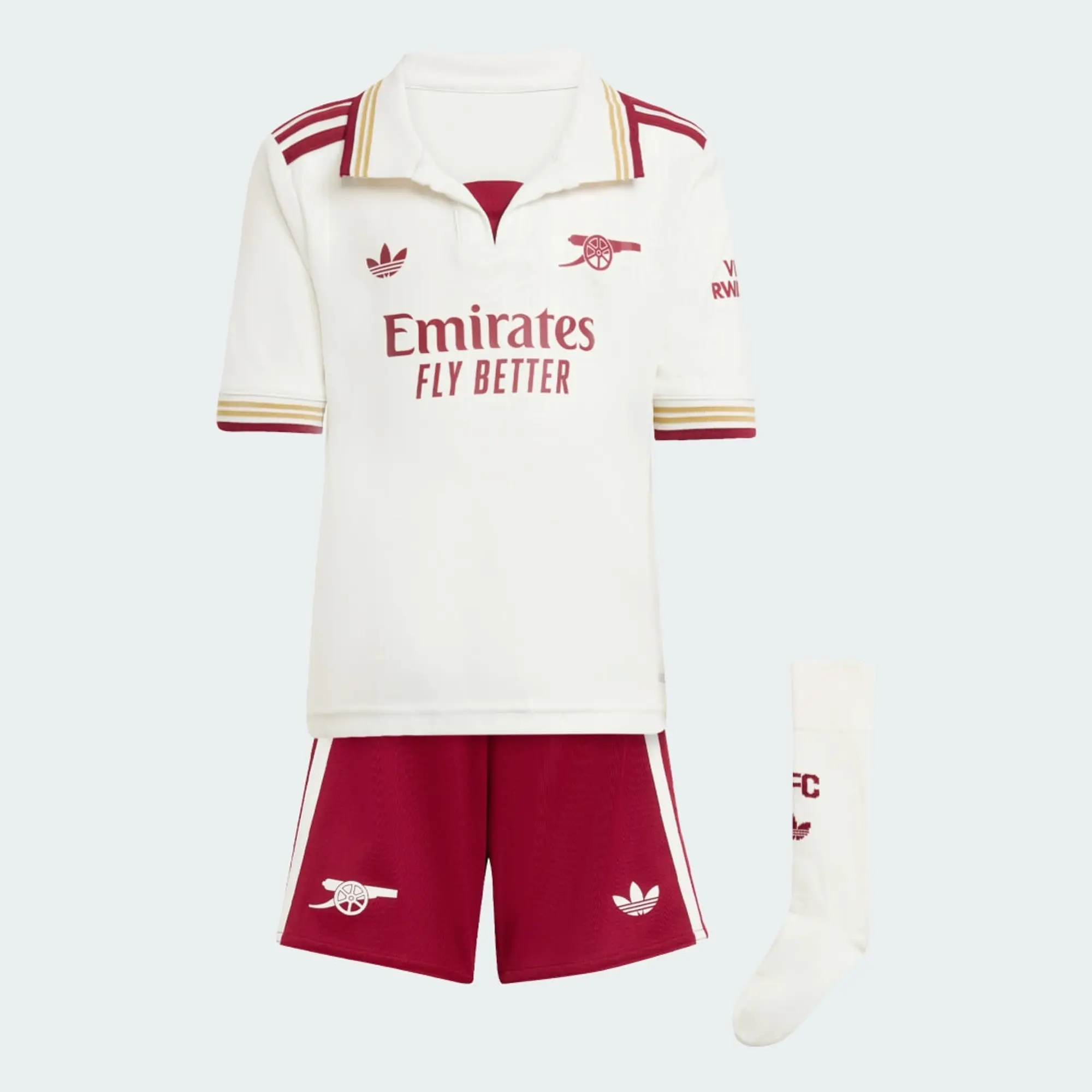 adidas Arsenal 25/26 Third Mini Kit Kids