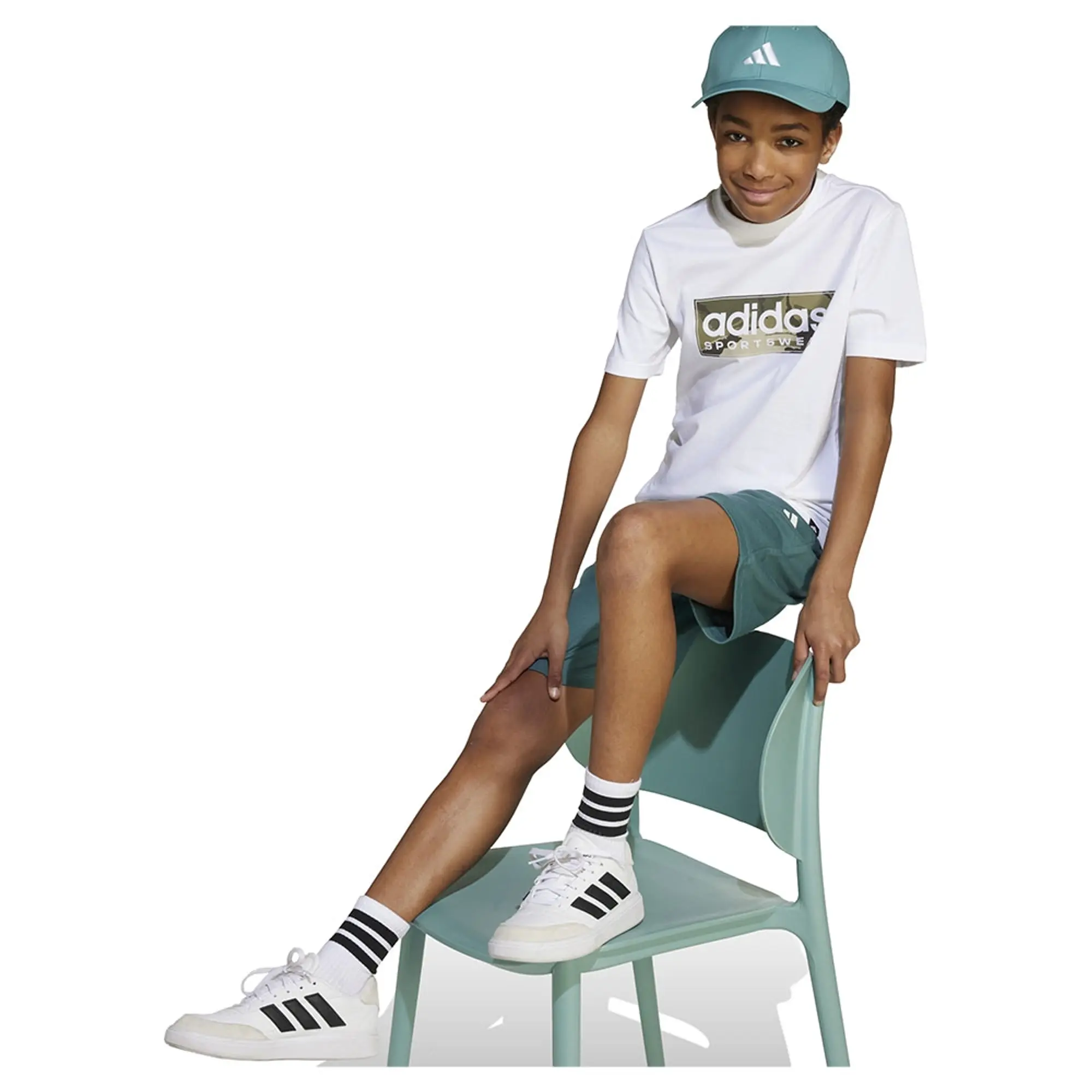 Adidas French Terry Slogan Shorts