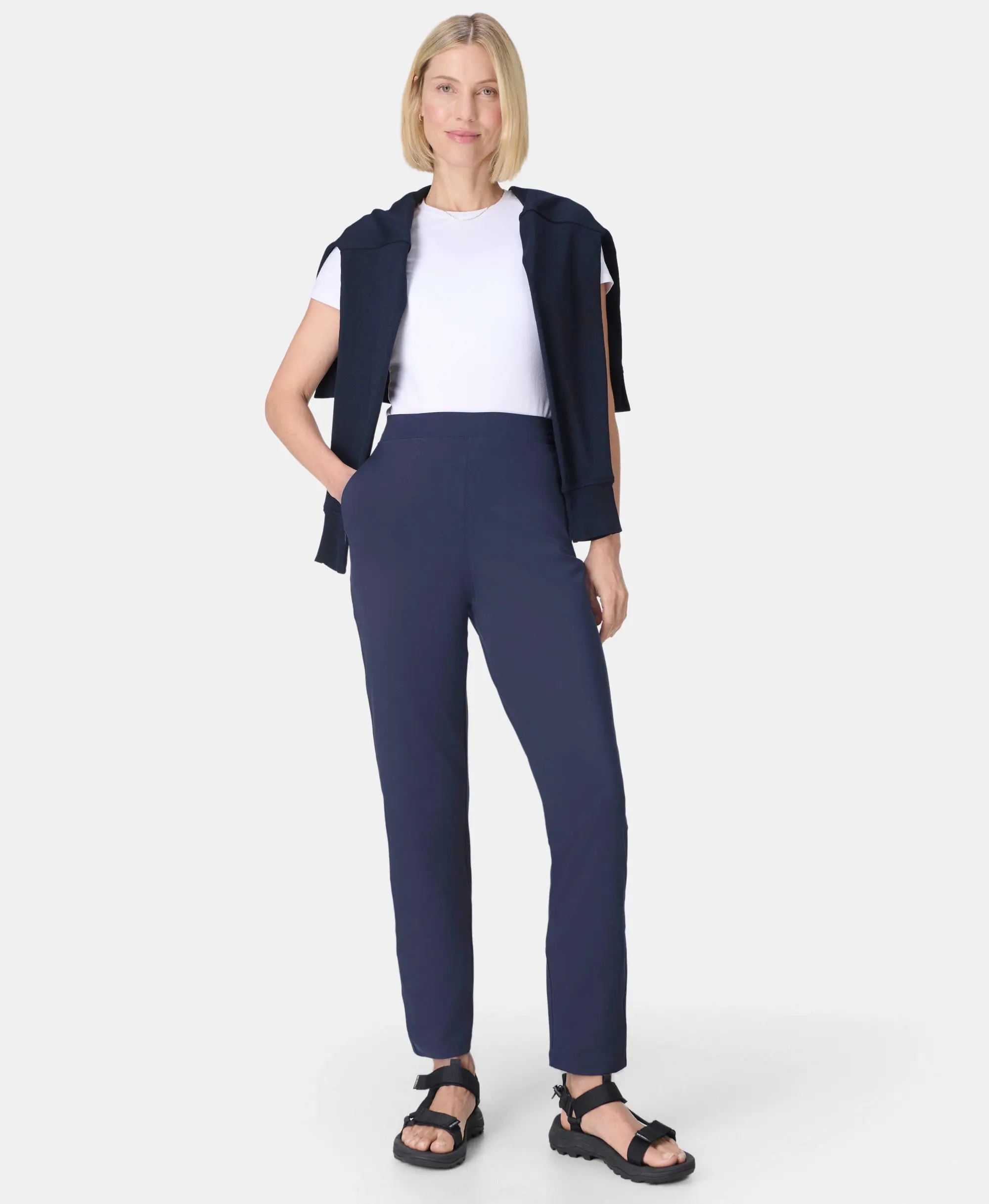 On The Move 28" Slim Leg Trouser