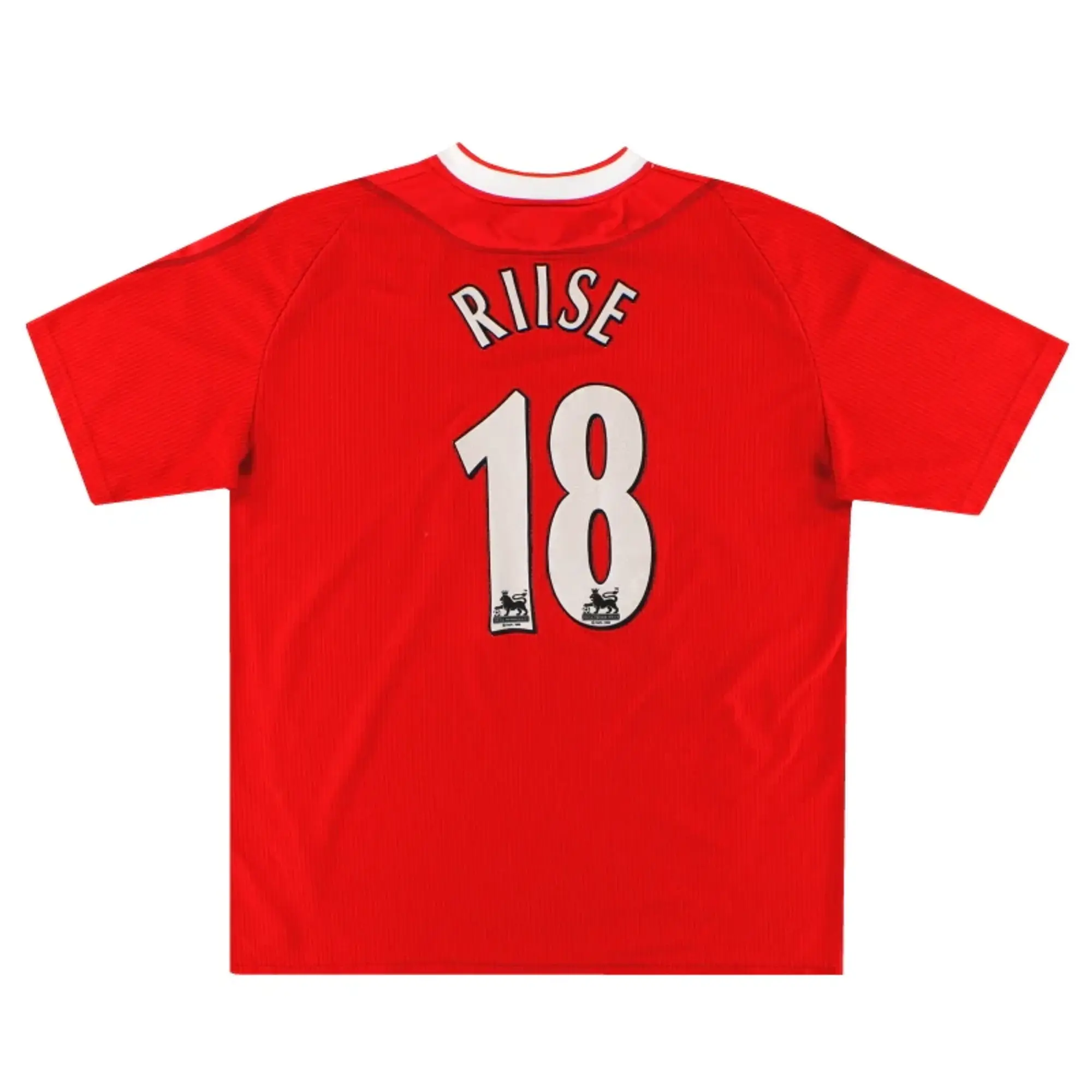 2002-04 Liverpool Reebok Home Shirt Riise #18 L - Liverpool / Excellent 
