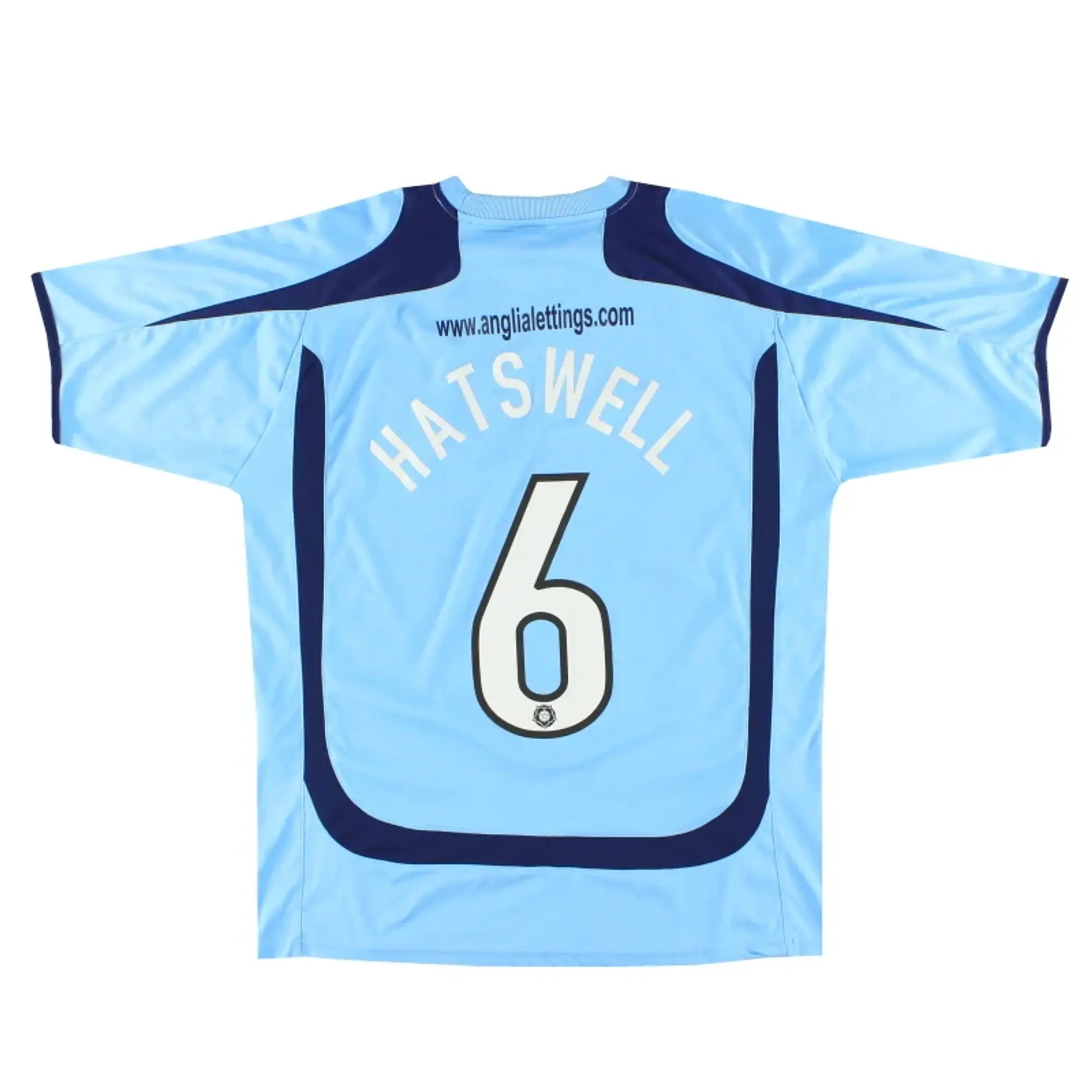 2008-10 Cambridge United Vandanel Away Shirt Hatswell #6 L - Cambridge United / Excellent 