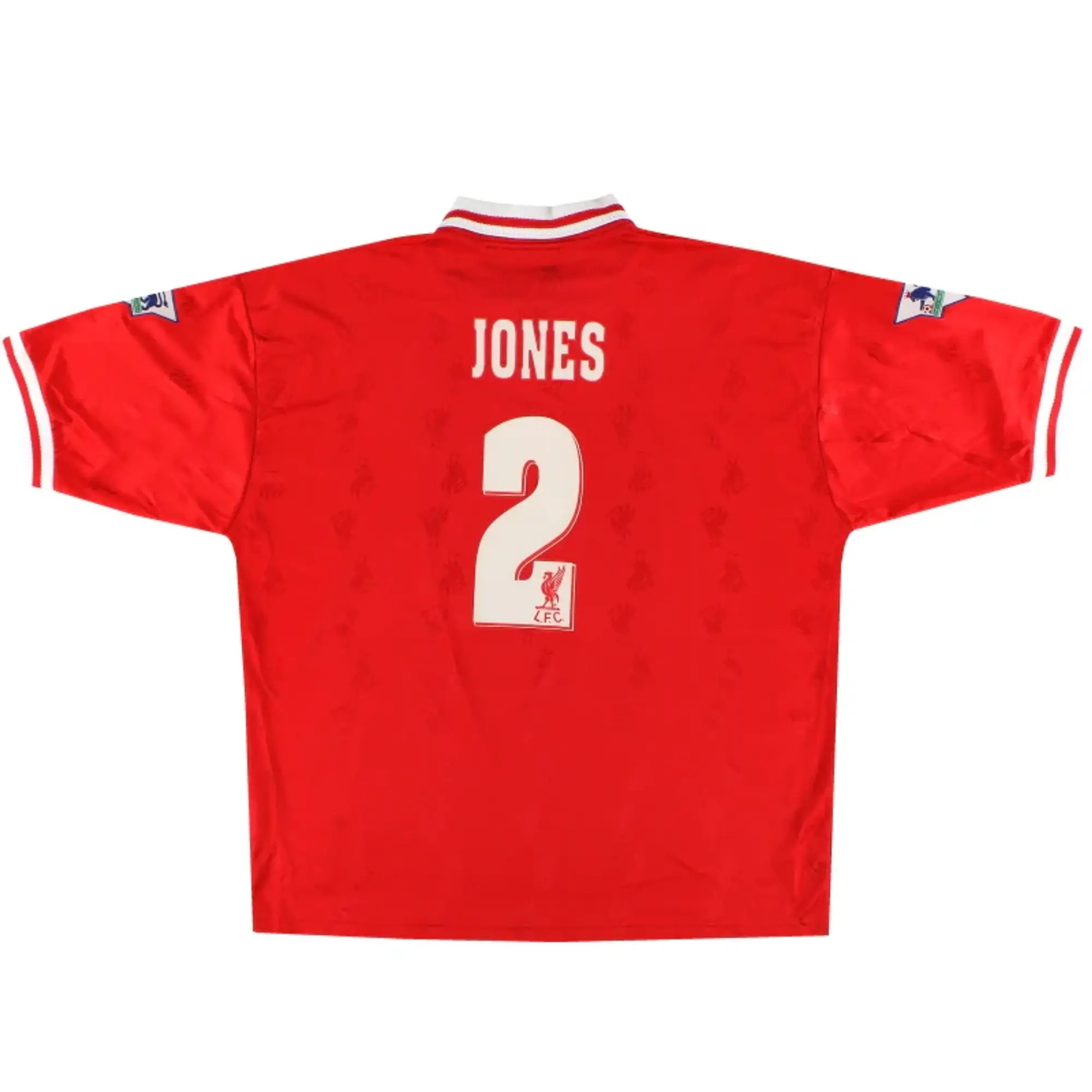 1996-98 Liverpool Reebok Home Shirt Jones #2 XL - Liverpool / Excellent 