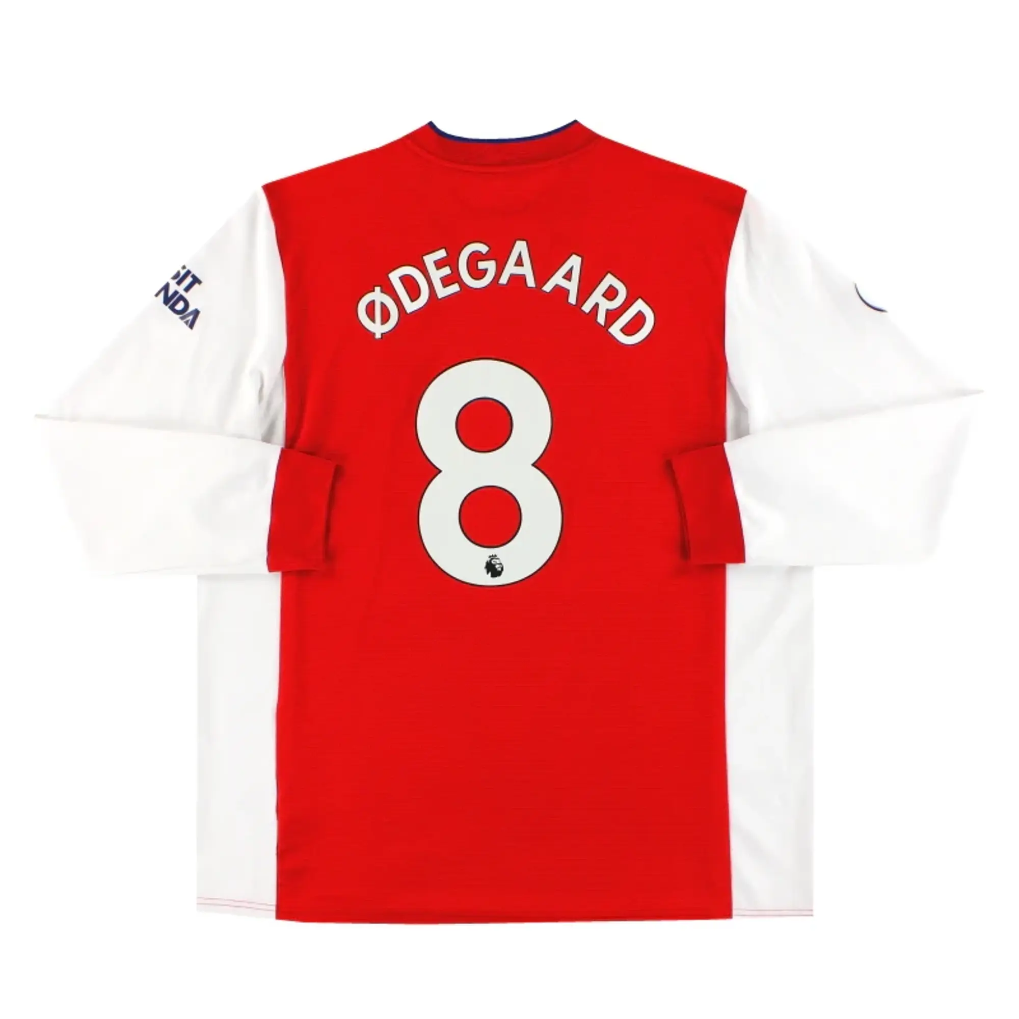 2021-22 Arsenal adidas Home Shirt Ødegaard #8 L/S XXL - Arsenal / Excellent 