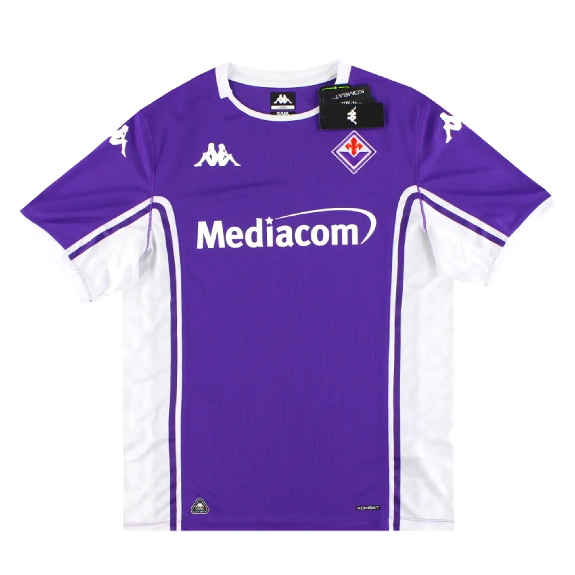 2025-26 Fiorentina Kappa Kombat Home Shirt *BNIB* - Fiorentina / BNIB 