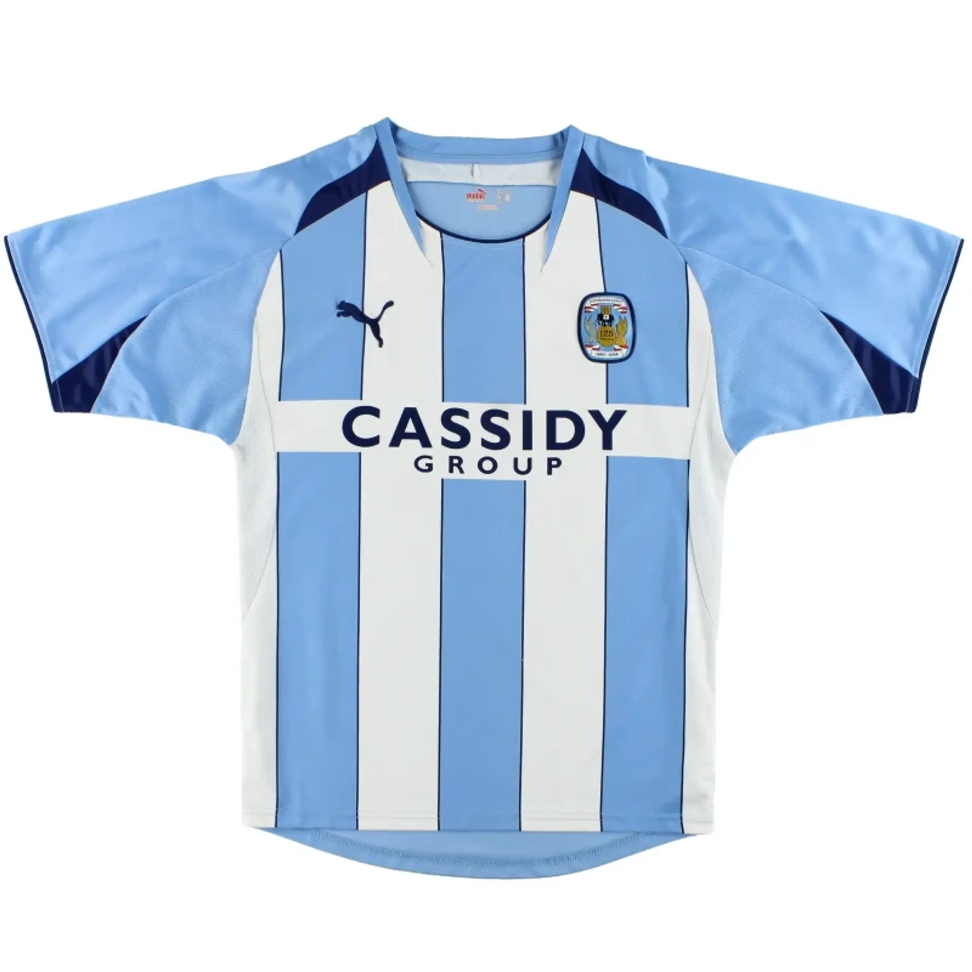2008-09 Coventry Puma '125 Years' Home Shirt S - Coventry City / Excellent 