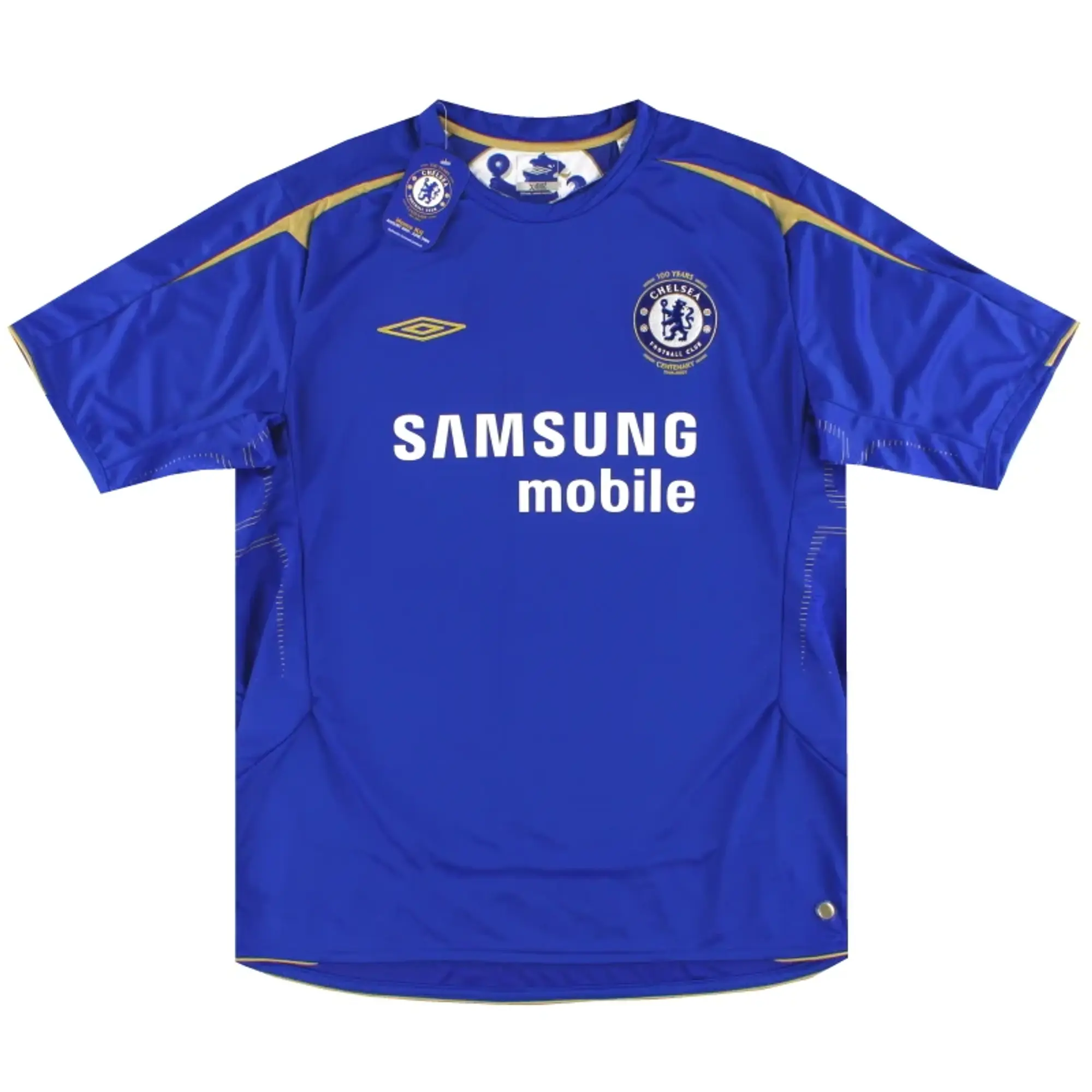 2005-06 Chelsea Umbro Centenary Home Shirt *w/tags* L - Chelsea / w/tags 
